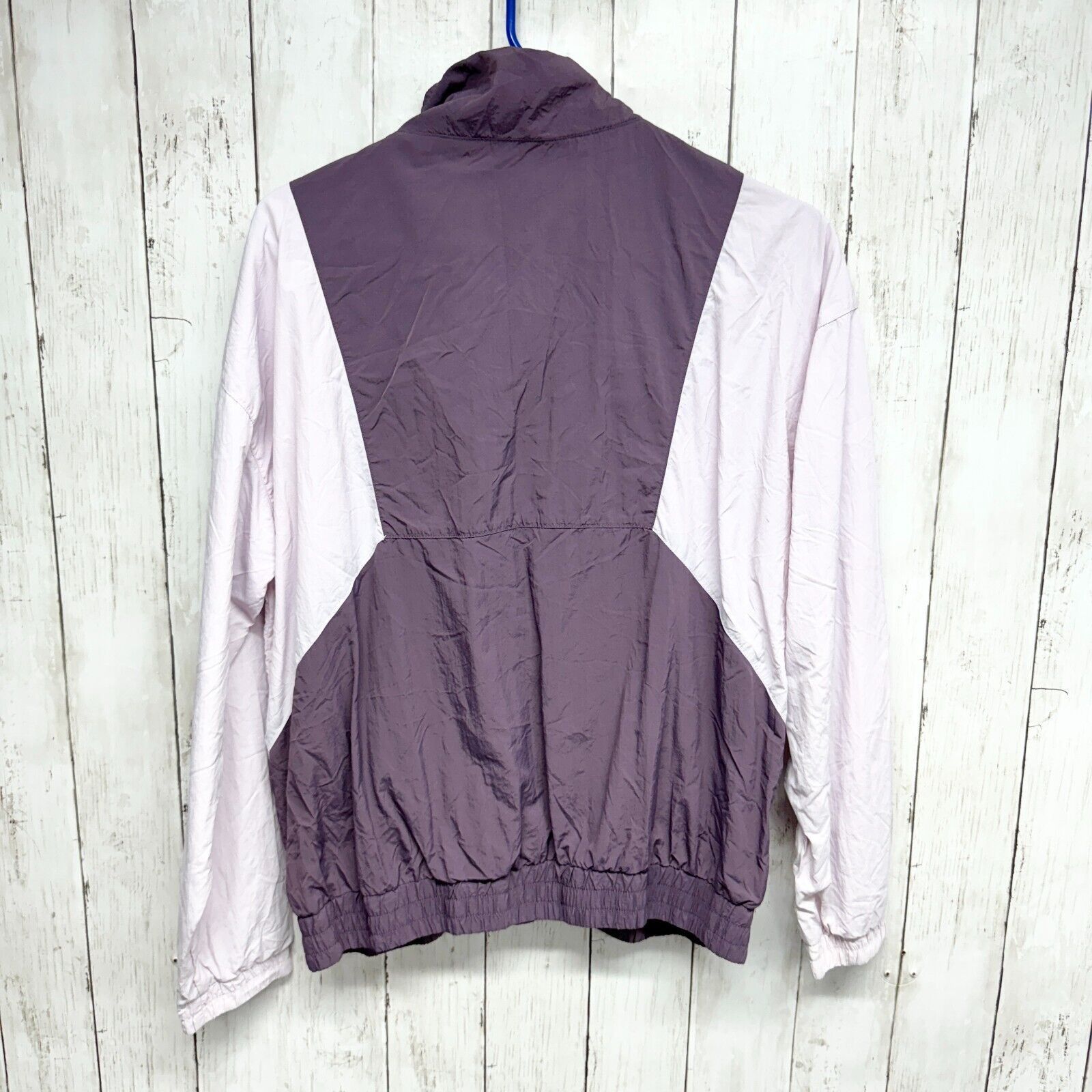 Reebok Reebok Jacket M Purple Zip Up Windbreaker Hooded Rain Jacket Size M / US 6-8 / IT 42-44 - 3 Thumbnail
