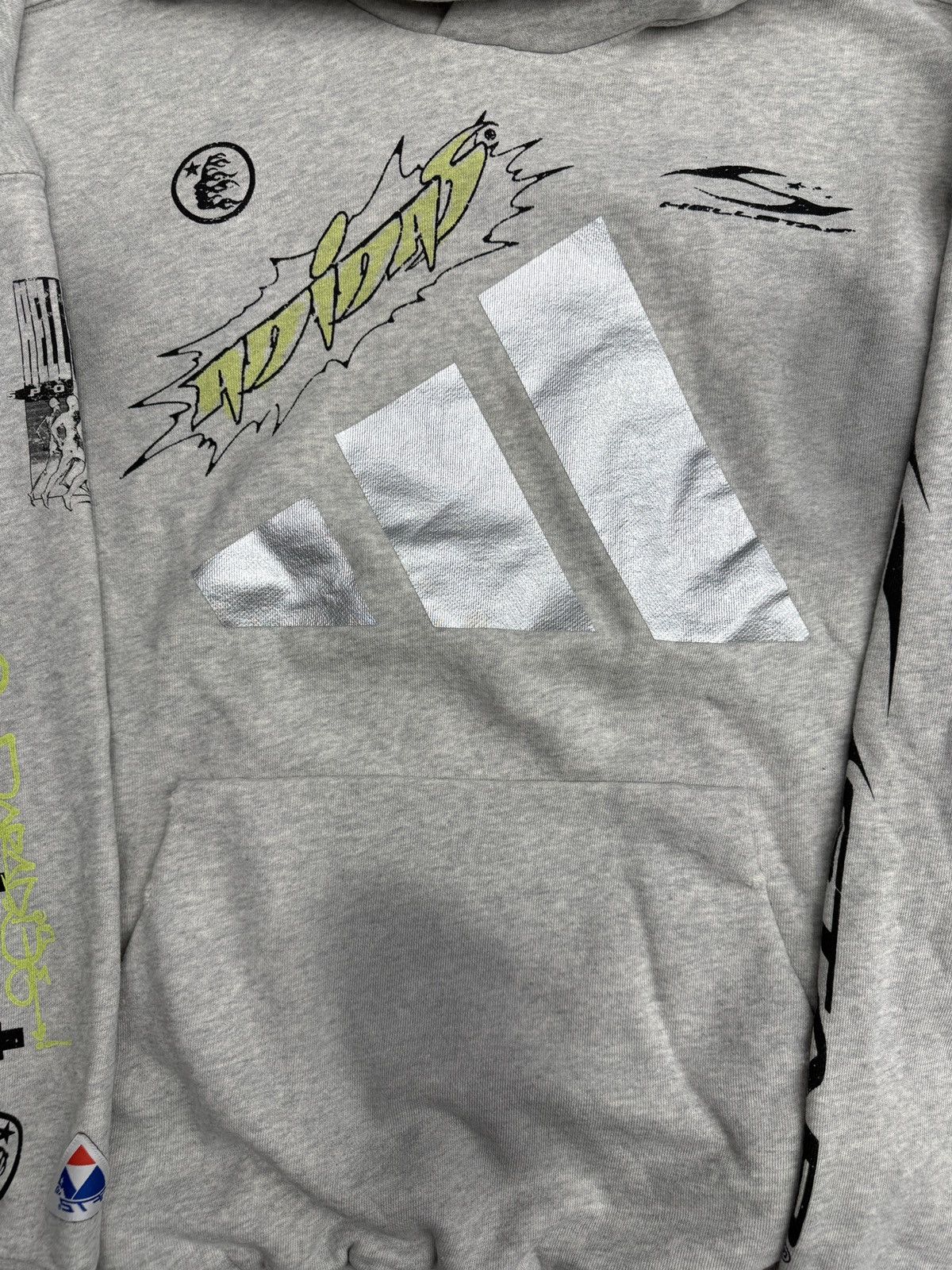 HELLSTAR Hellstar x Adidas Hoodie Size US L / EU 52-54 / 3 - 2 Thumbnail