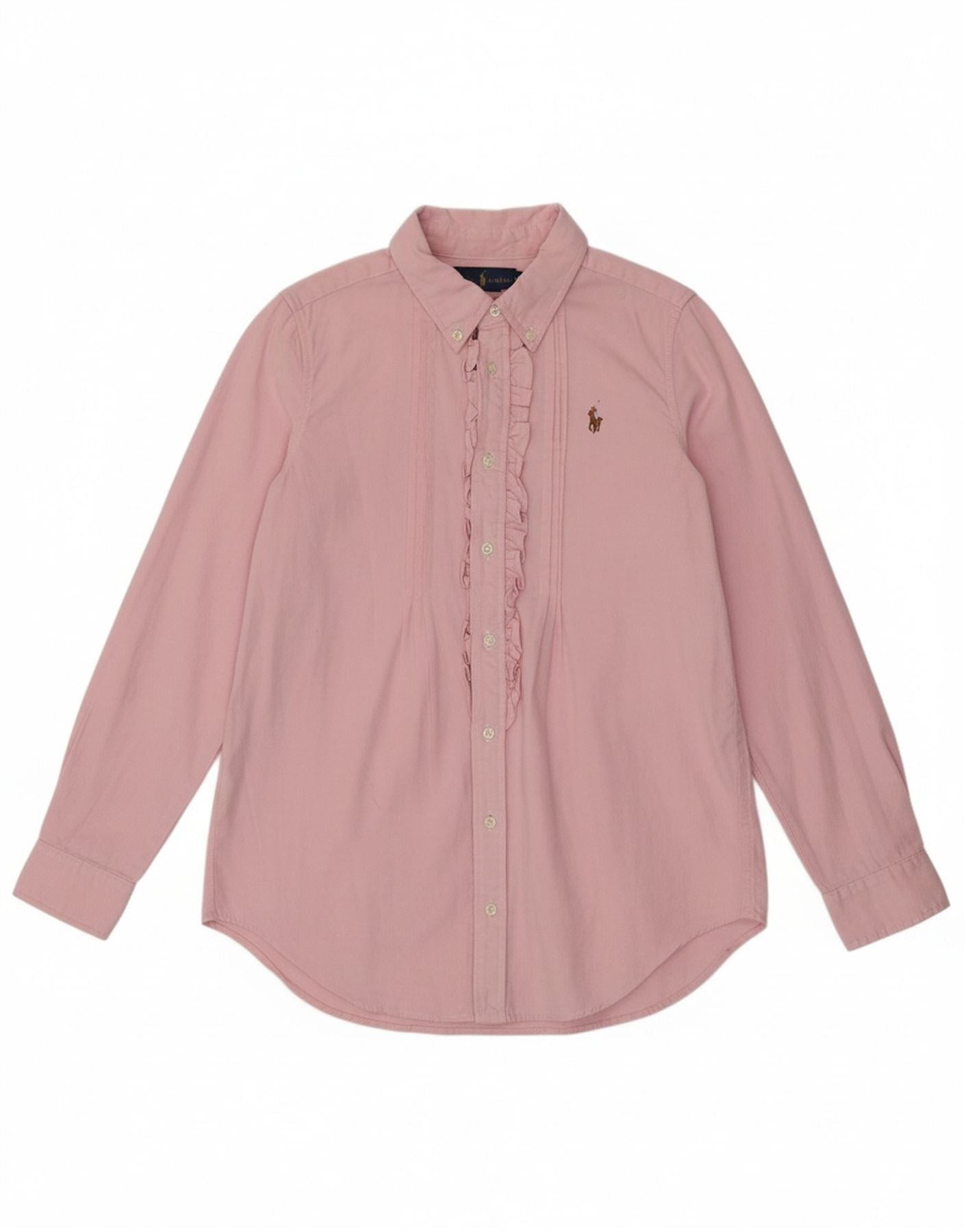Ralph Lauren Girls Shirt 9-10 Years Pink Cotton Size XXS / US 00 / IT 34 - 1 Thumbnail