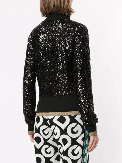 Dolce & Gabbana o1y0925 Turtleneck Sweater in Black Size S / US 4 / IT 40 - 3 Thumbnail