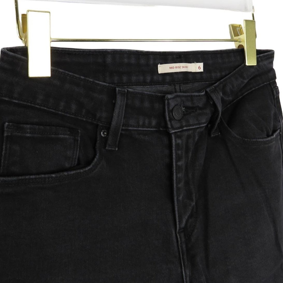 Levi's Revolve Levi's Mid Rise Skinny Jeans in Black Size 6 Size 28" / US 6 / IT 42 - 7 Thumbnail