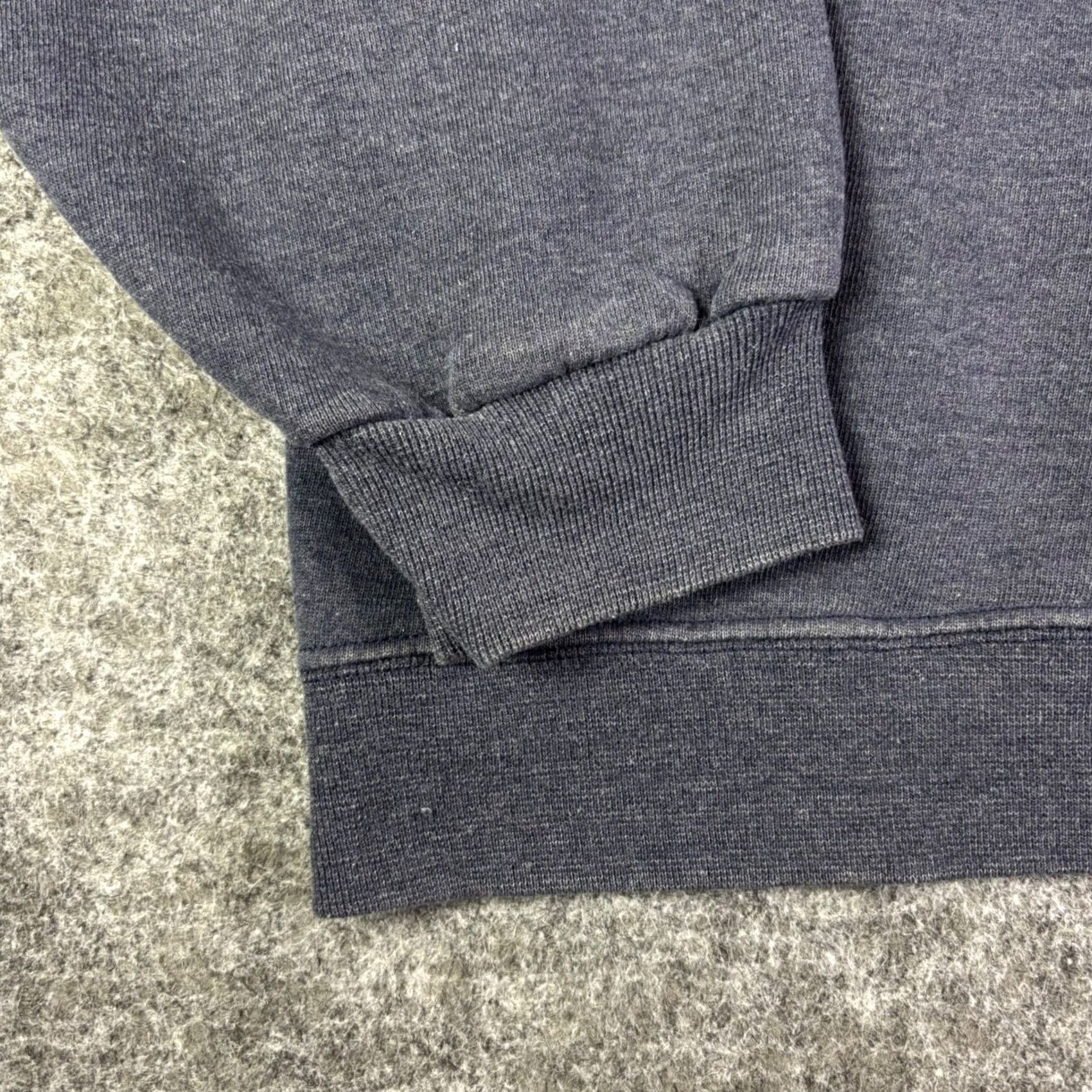 Russell Athletic VINTAGE Russell Athletic Dri-Power Crewneck Sweatshirt XL Navy Blue Heather V-Stitch Mens Sweater Pullover Size US XL / EU 56 / 4 - 7 Thumbnail