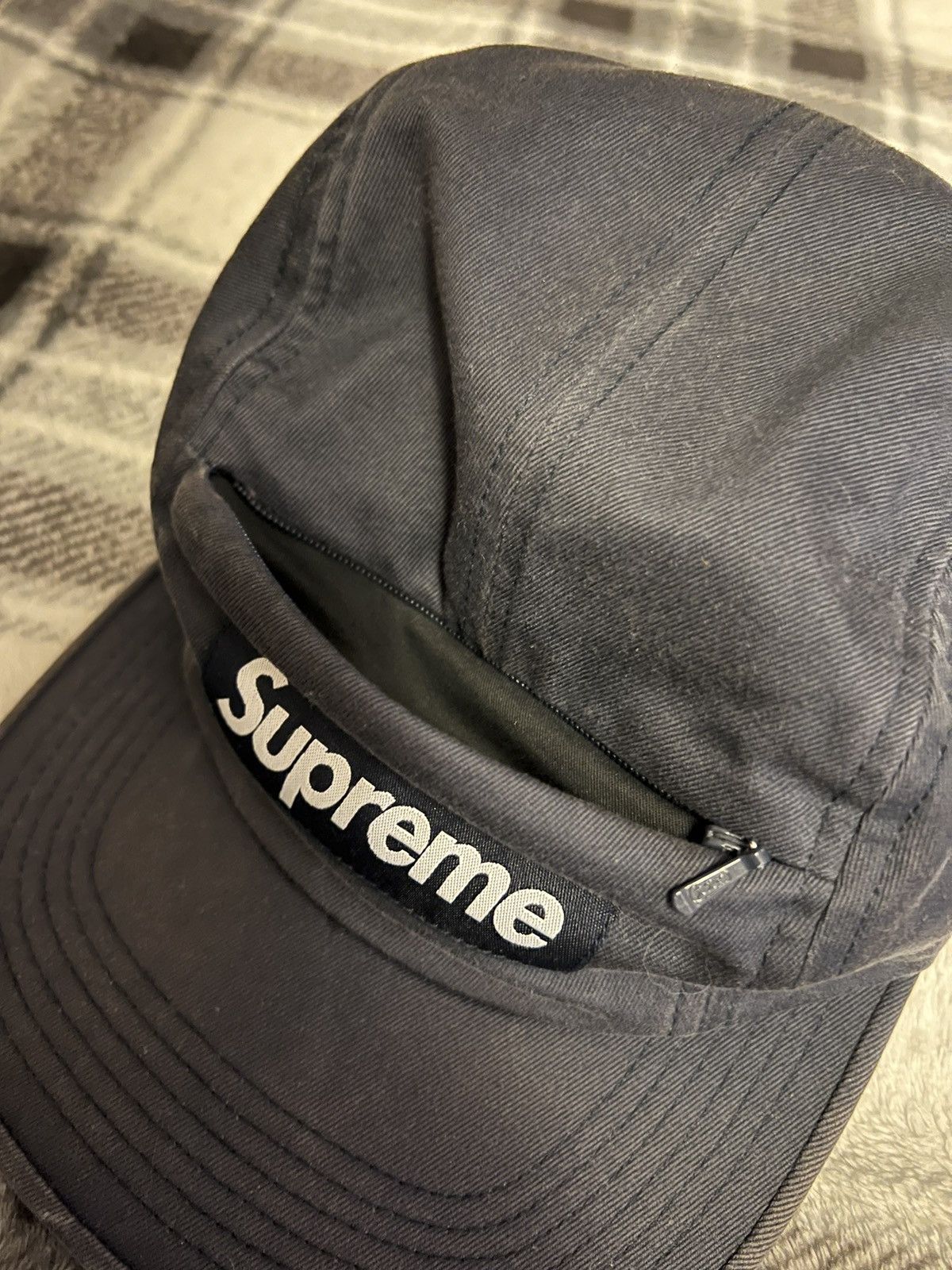 Supreme Supreme Front Panel Zip Camp Cap Size ONE SIZE - 5 Thumbnail