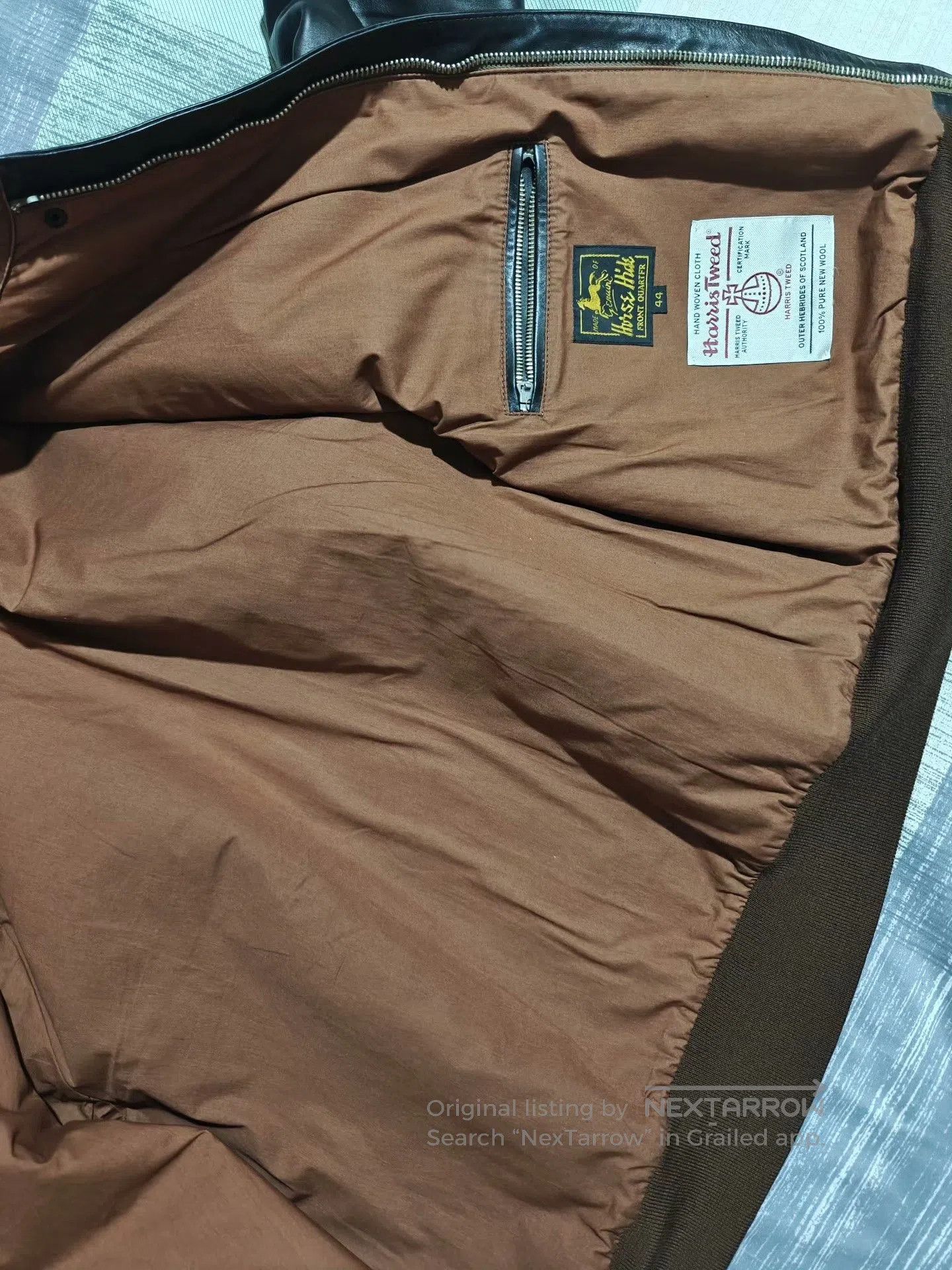Vintage A2 Himalayan Leather Flight Jacket. Size US S / EU 44-46 / 1 - 5 Thumbnail