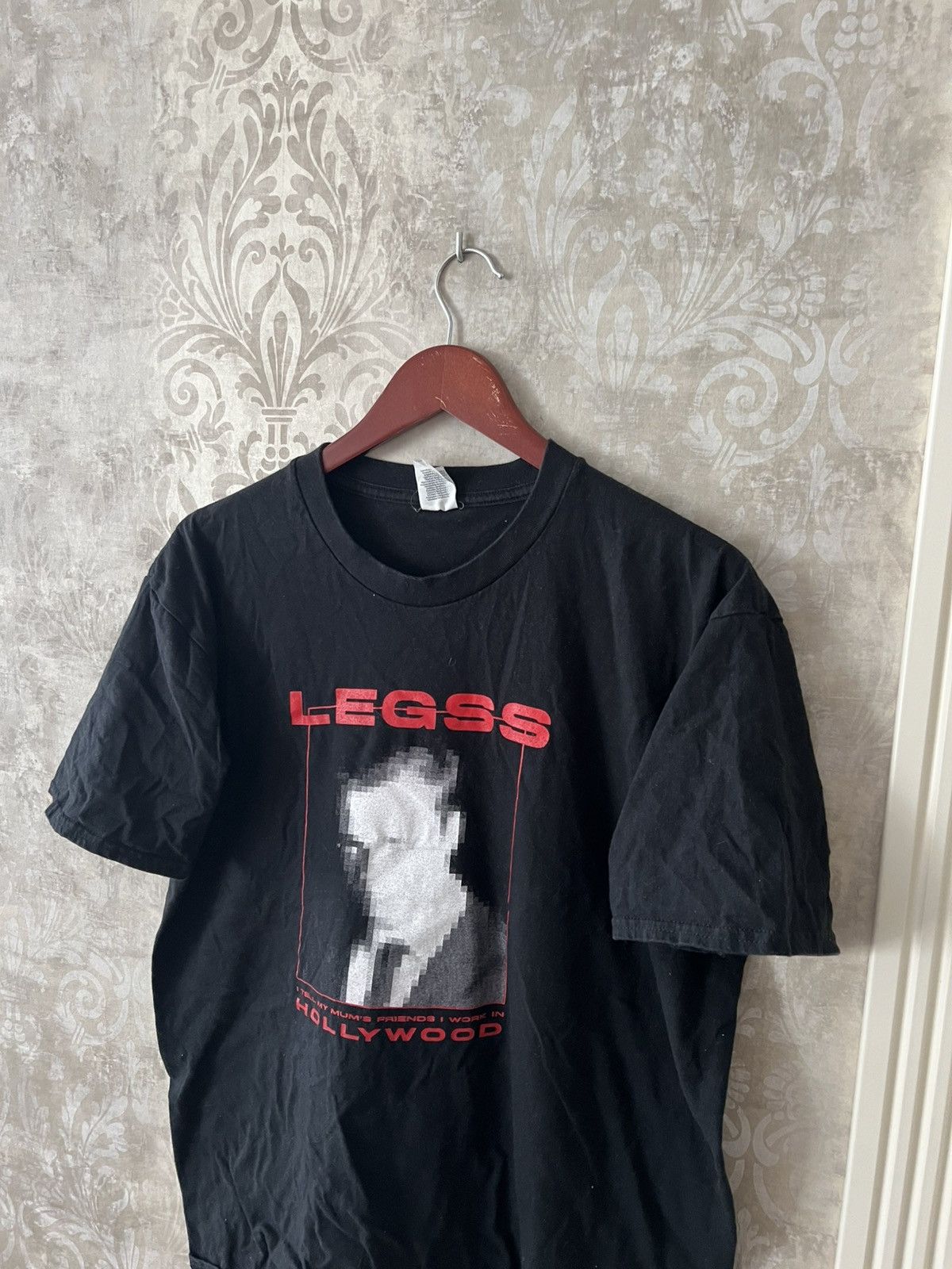 Vintage LEGSS Hollywood Graphic T-Shirt Black Vintage Style Size US L / EU 52-54 / 3 - 2 Thumbnail