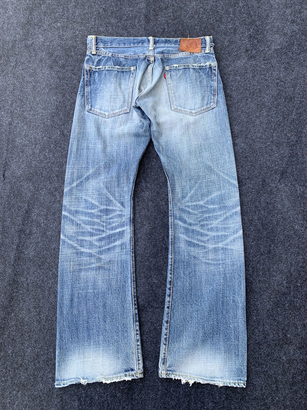 Eternal Eternal Flare Jeans Japan Made – Distressed Vintage Look Size US 32 / EU 48 - 5 Thumbnail