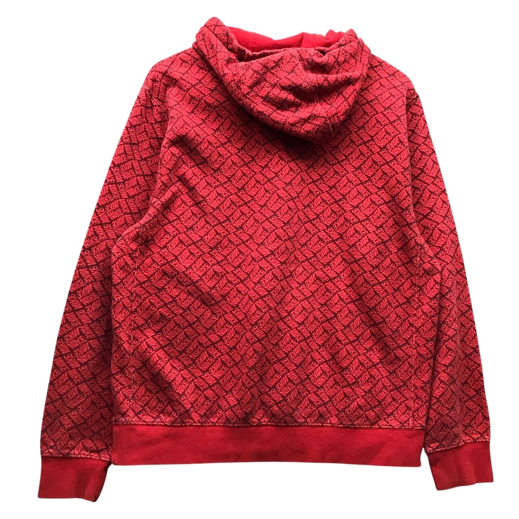Nike Nike DM6911-657 Essentials AOP Fleece Sweatshirt Hoodie Mens M Red Black Hoodie Mens Medium Red Black Logo Size US M / EU 48-50 / 2 - 4 Thumbnail