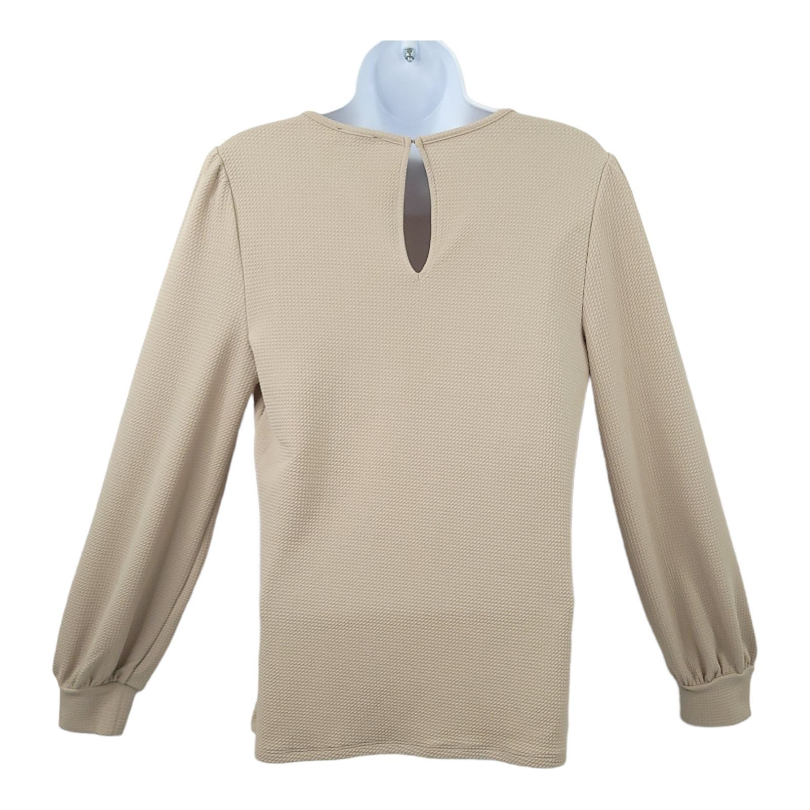 Express Express Top Womens M Waffle Textured Knit Fairycore Coquette Size M / US 6-8 / IT 42-44 - 2 Thumbnail