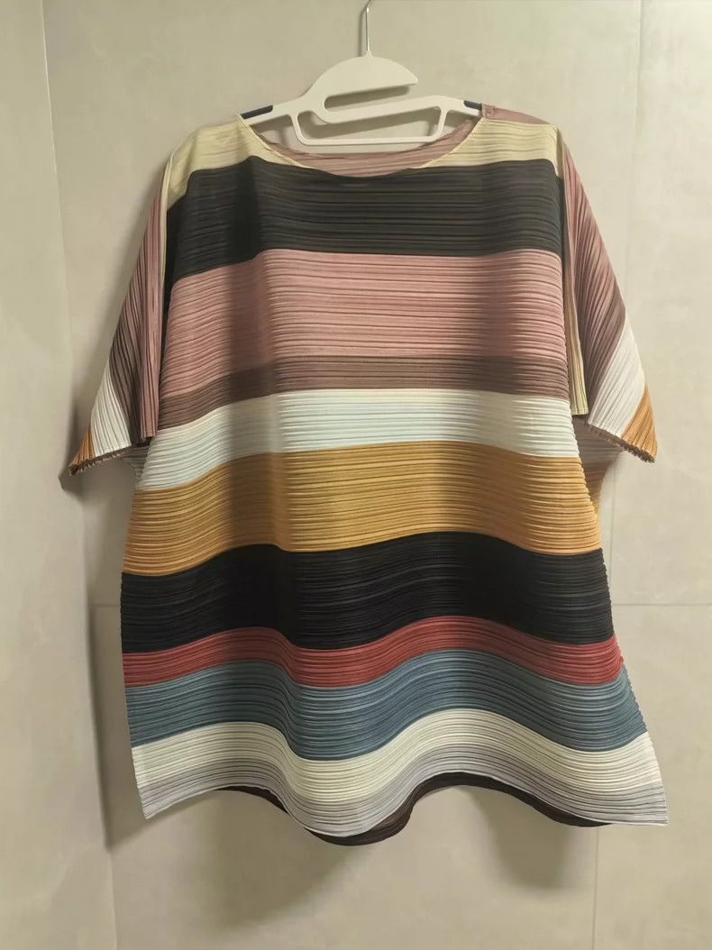 Issey Miyake Issey Miyake size:3 Vintage striped horizontal striped sho Size S / US 4 / IT 40 - 1 Thumbnail
