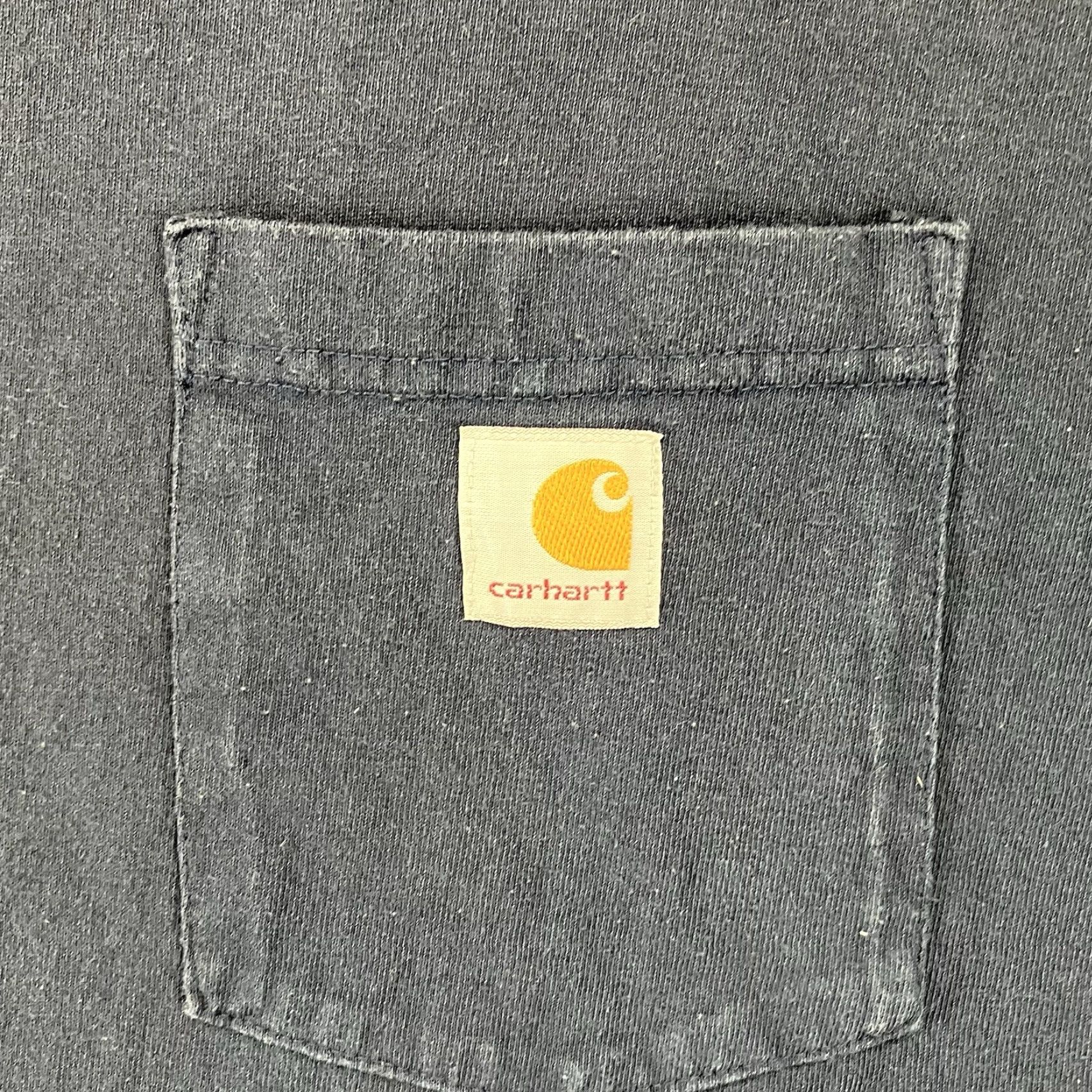 Carhartt Carhartt Mens T-Shirt 2XL Short Sleeve Loose Fit All Cotton Faded Navy 2022 Size US XXL / EU 58 / 5 - 6 Thumbnail