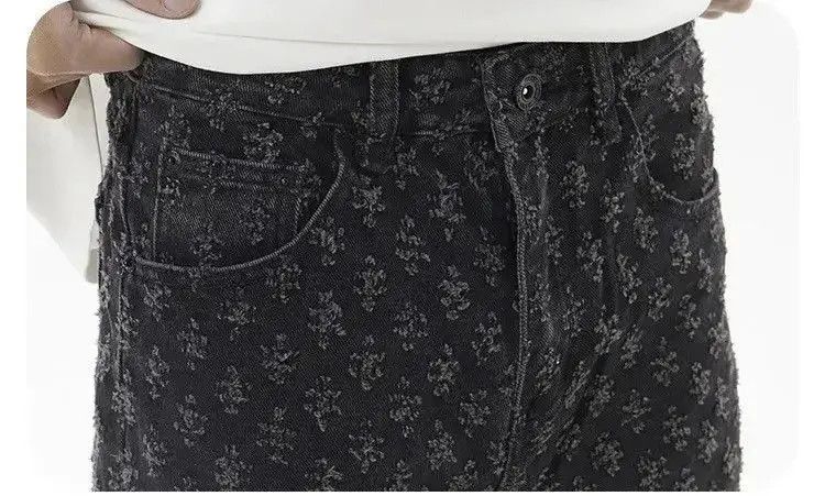 Japanese Brand Streetwear Design Cross Straight Jeans Pants y2k Size US 32 / EU 48 - 5 Thumbnail