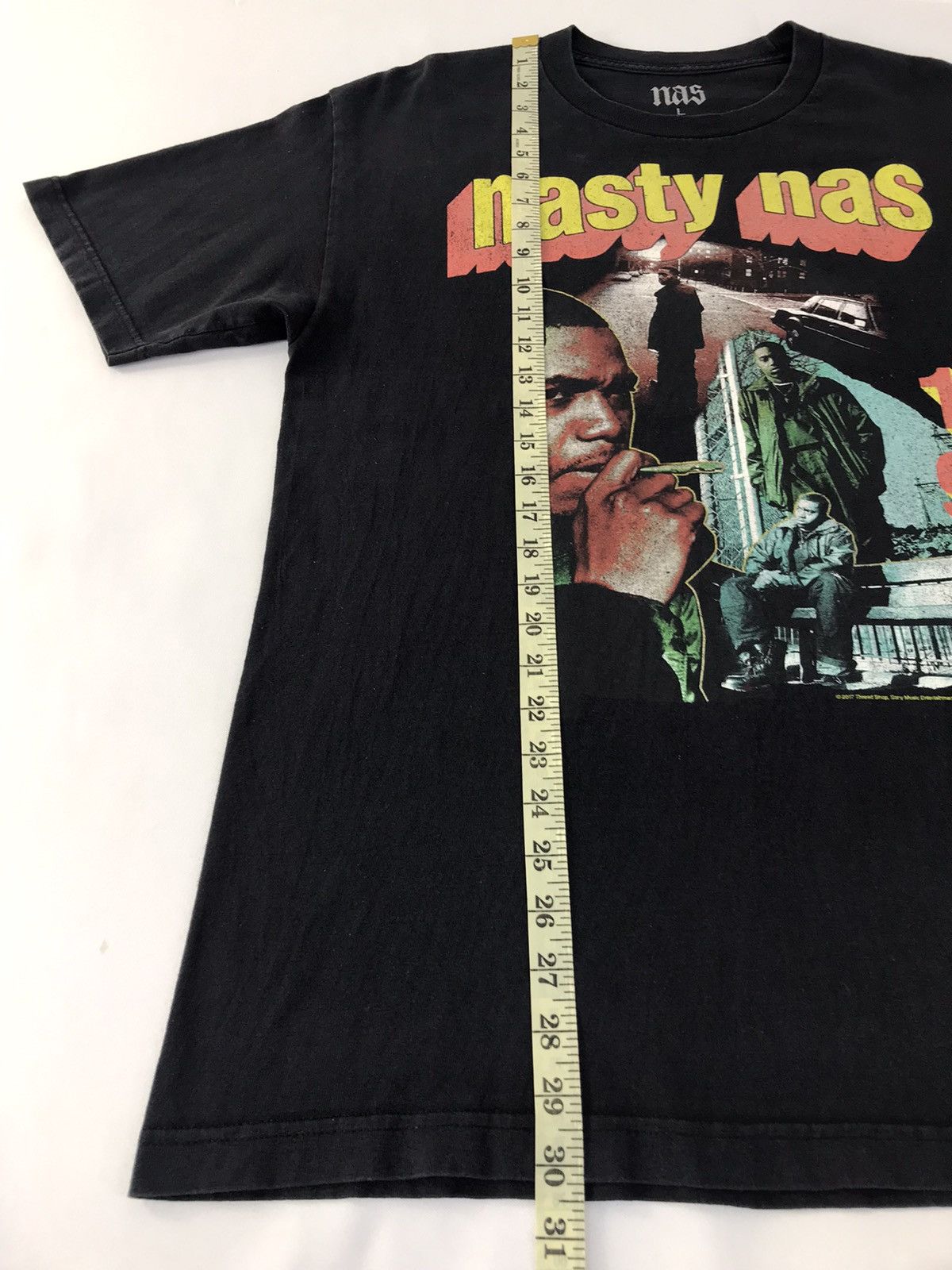 Rap Tees × Vintage Nasty Nas The Rapper 1994 Rap Tee(2017) Size US L / EU 52-54 / 3 - 8 Thumbnail