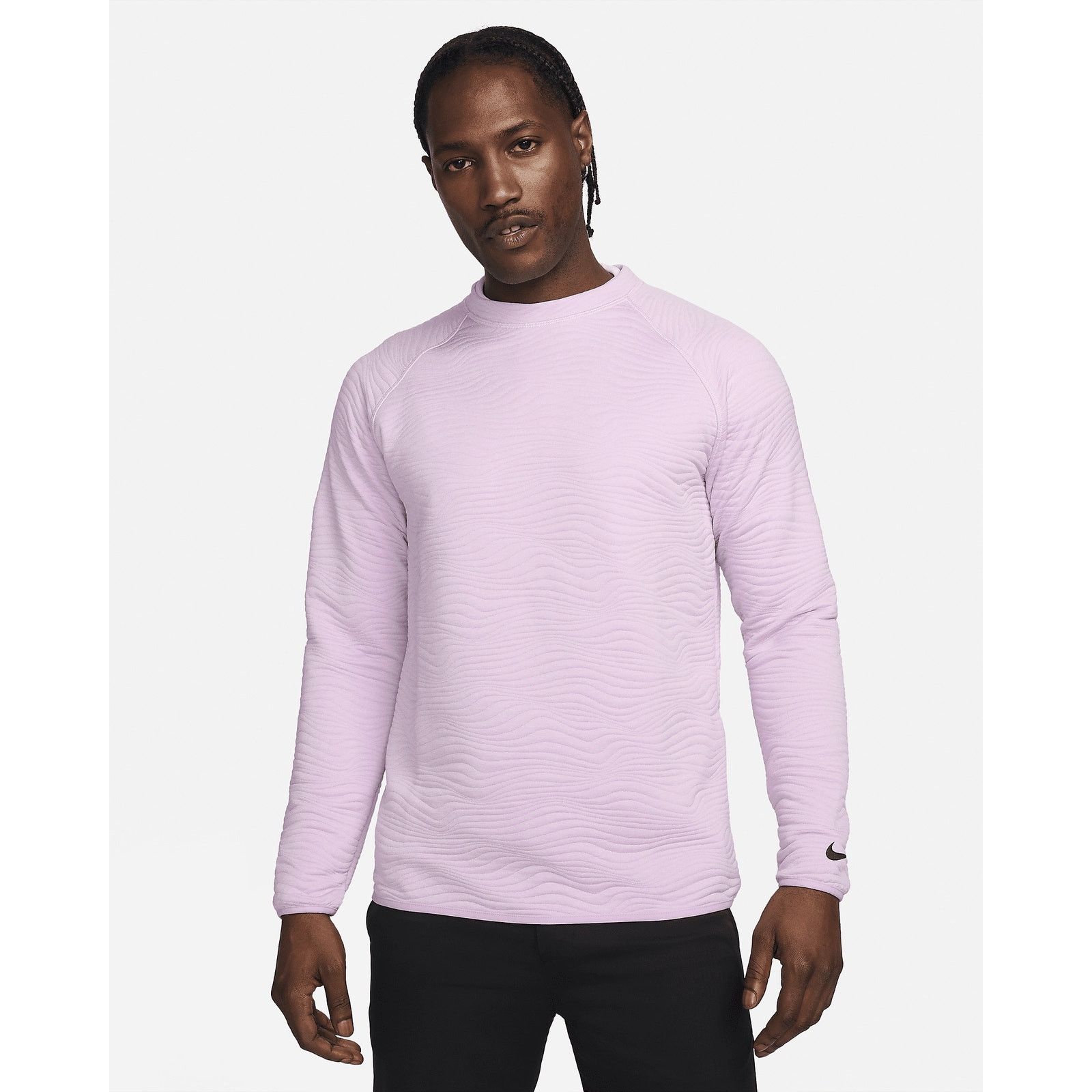 Nike $105 Nike Tour Dri-Fit Golf Crew Neck Pink Small FD5835-676 Size US S / EU 44-46 / 1 - 1 Thumbnail