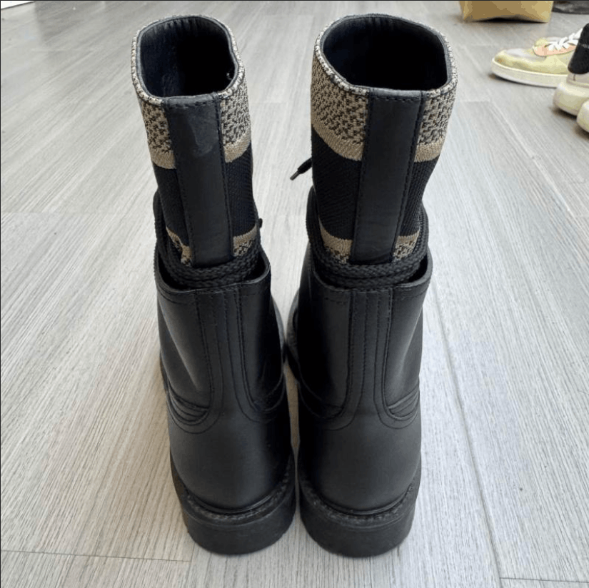 Dior Dior Calfskin Leather Ankle Boots Size US 4 / IT 34 - 3 Thumbnail