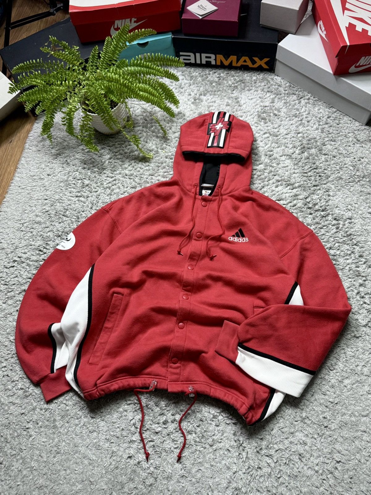 Adidas 90s Adidas Jacket Vintage Retro Big Logo Streetwear Y2K Size US L / EU 52-54 / 3 - 1 Thumbnail