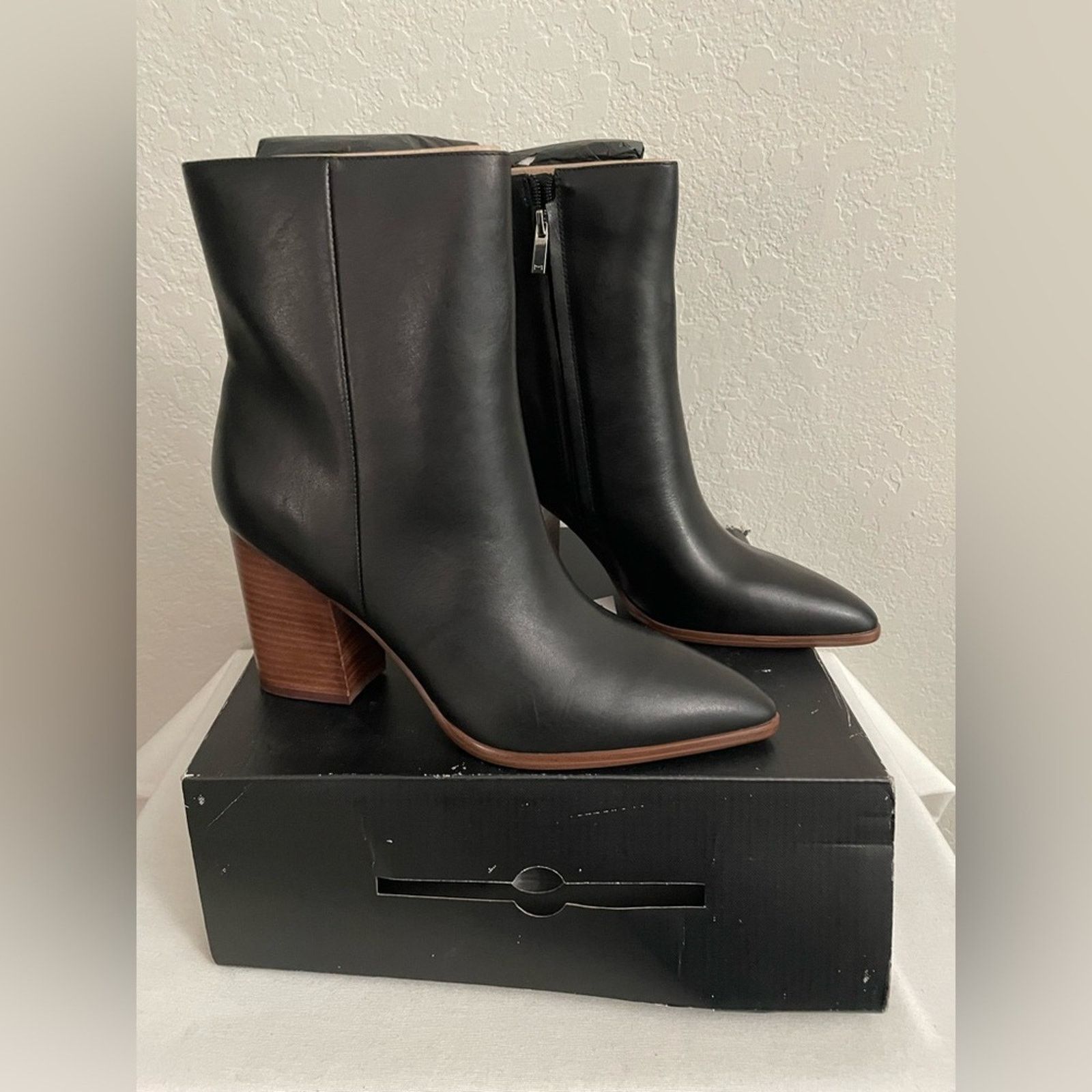 Marc Fisher Marc Fisher LTD Melysa Heeled Boot Black Women 11M Size US 11 / IT 41 - 1 Thumbnail