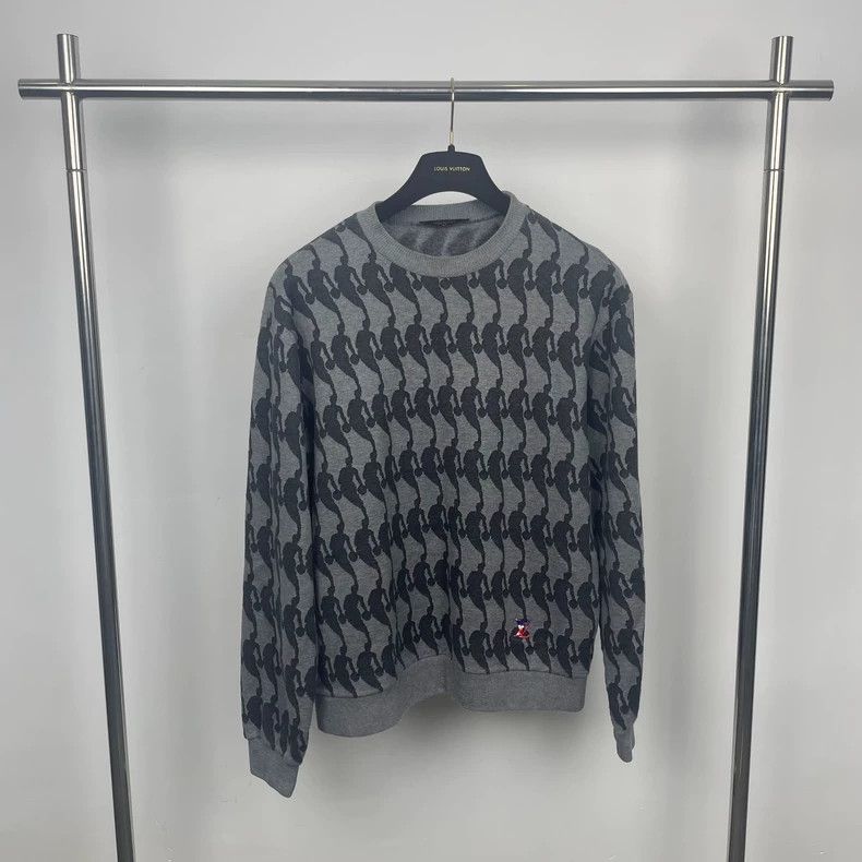 Louis Vuitton Grey knit sweatshirt 2501-Nextarrow