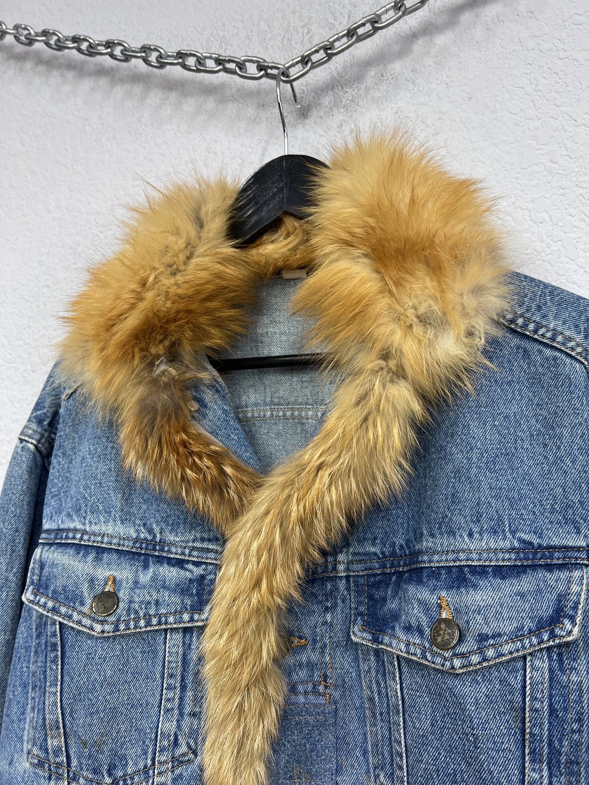 Le Grande Bleu (L.G.B.) Hysteric glamour style denim distressed trucker jacket y2k Size US M / EU 48-50 / 2 - 6 Thumbnail