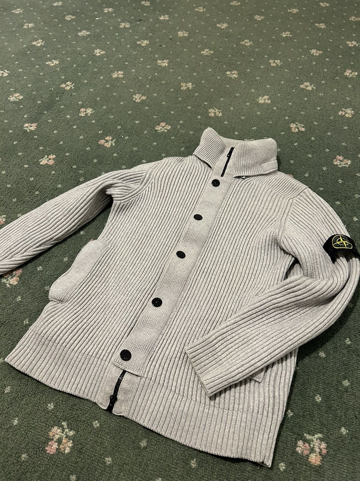 image of Stone Island Sweater in Silver, Men's (Size XL)