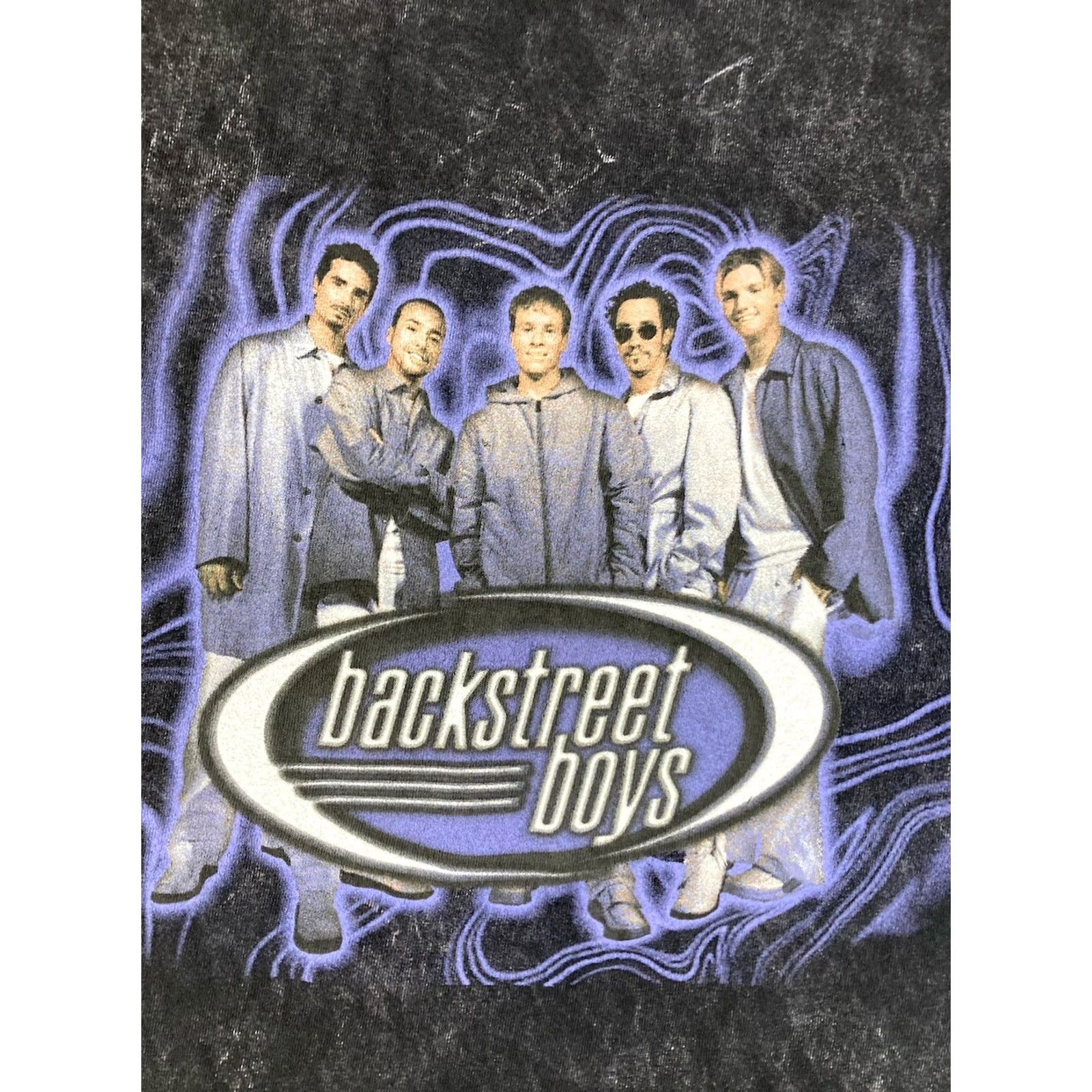 Vintage VINTAGE Backstreet Boys Graphic T-shirt Women Medium Black Acid Wash Short Sleeve Music Size M / US 6-8 / IT 42-44 - 2 Thumbnail
