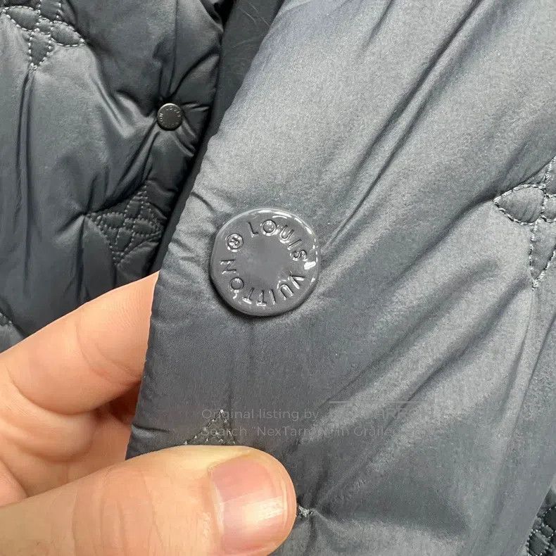 Louis Vuitton Louis Vuitton SS23 Black Embossed Quilted Logo Full Printe Size US XL / EU 56 / 4 - 5 Thumbnail