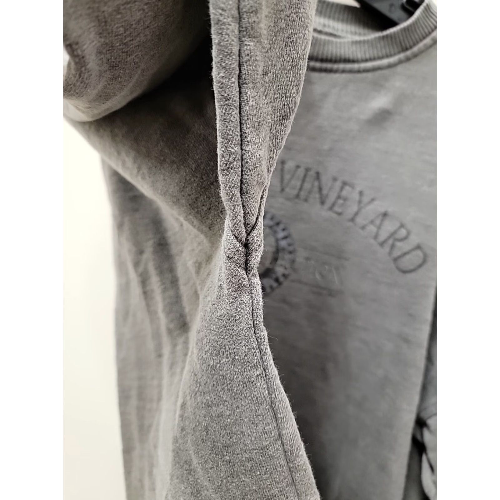 Vintage VINTAGE Jomi Sportswear Sweatshirt Mens L Crew Neck Gray Graphic Print USA City Patriotic 26.5 Chest 26.5 Length Pullover Distressed Size US L / EU 52-54 / 3 - 5 Thumbnail