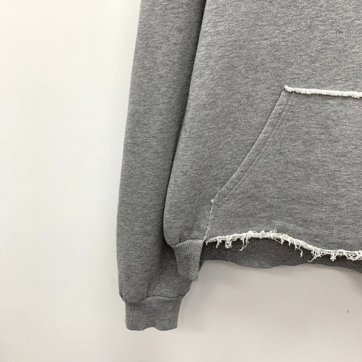 Celine Celine Grey Logo Beaded Hooded Drawstring Sweatshirt K26WX Size S / US 4 / IT 40 - 4 Thumbnail