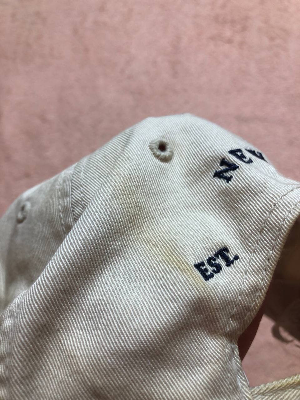 New York Yankees white Cap Y2K New York Yankees Hats Vintage streetwear Size ONE SIZE - 11 Thumbnail