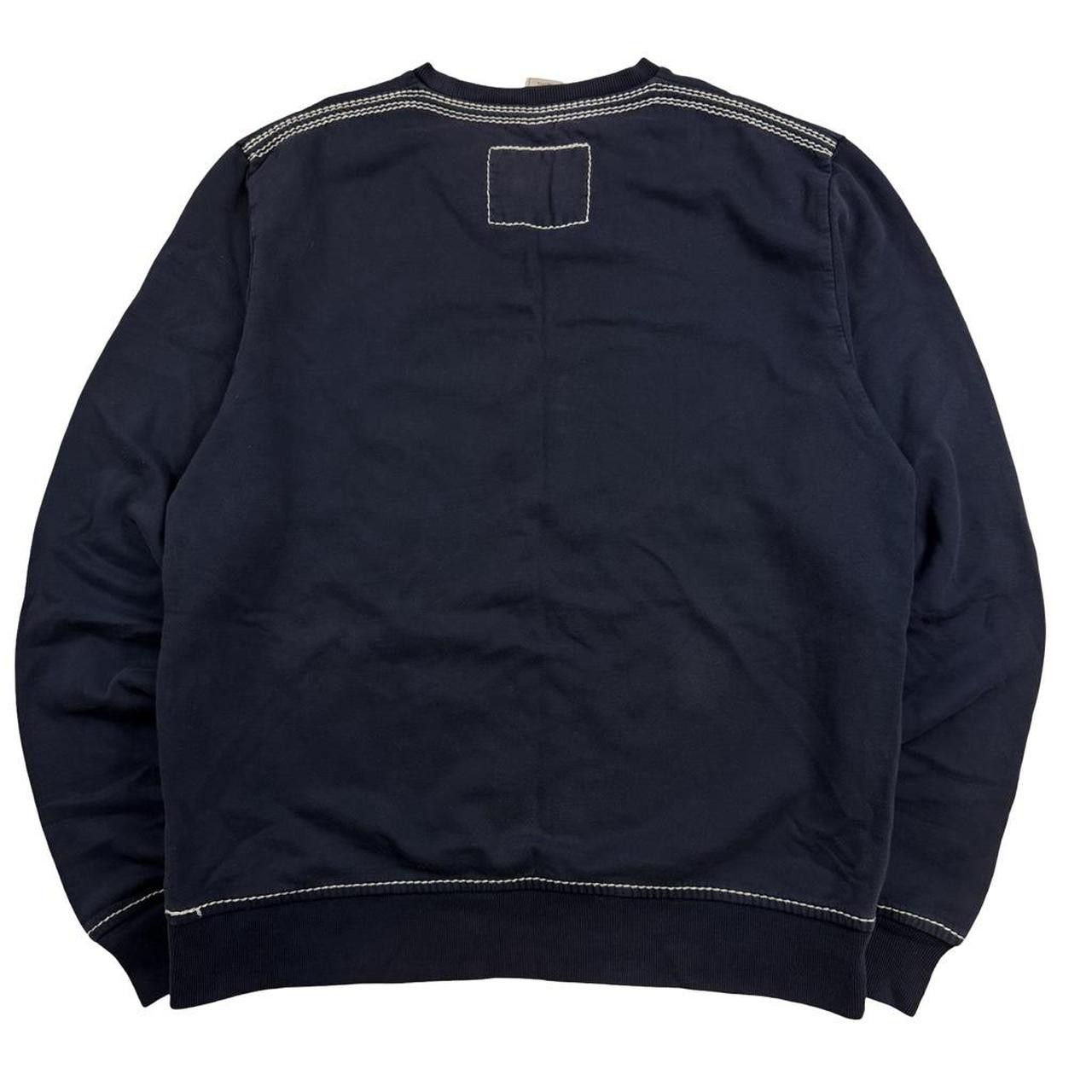 True Religion True Religion Triple Contrast Stitch Sweatshirt - XXL Size US XXL / EU 58 / 5 - 2 Thumbnail