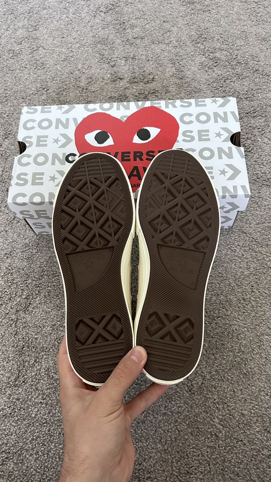 Comme des Garcons PLAY × Converse Converse x CDG Chuck 70 Size US 8 / EU 41 - 7 Thumbnail