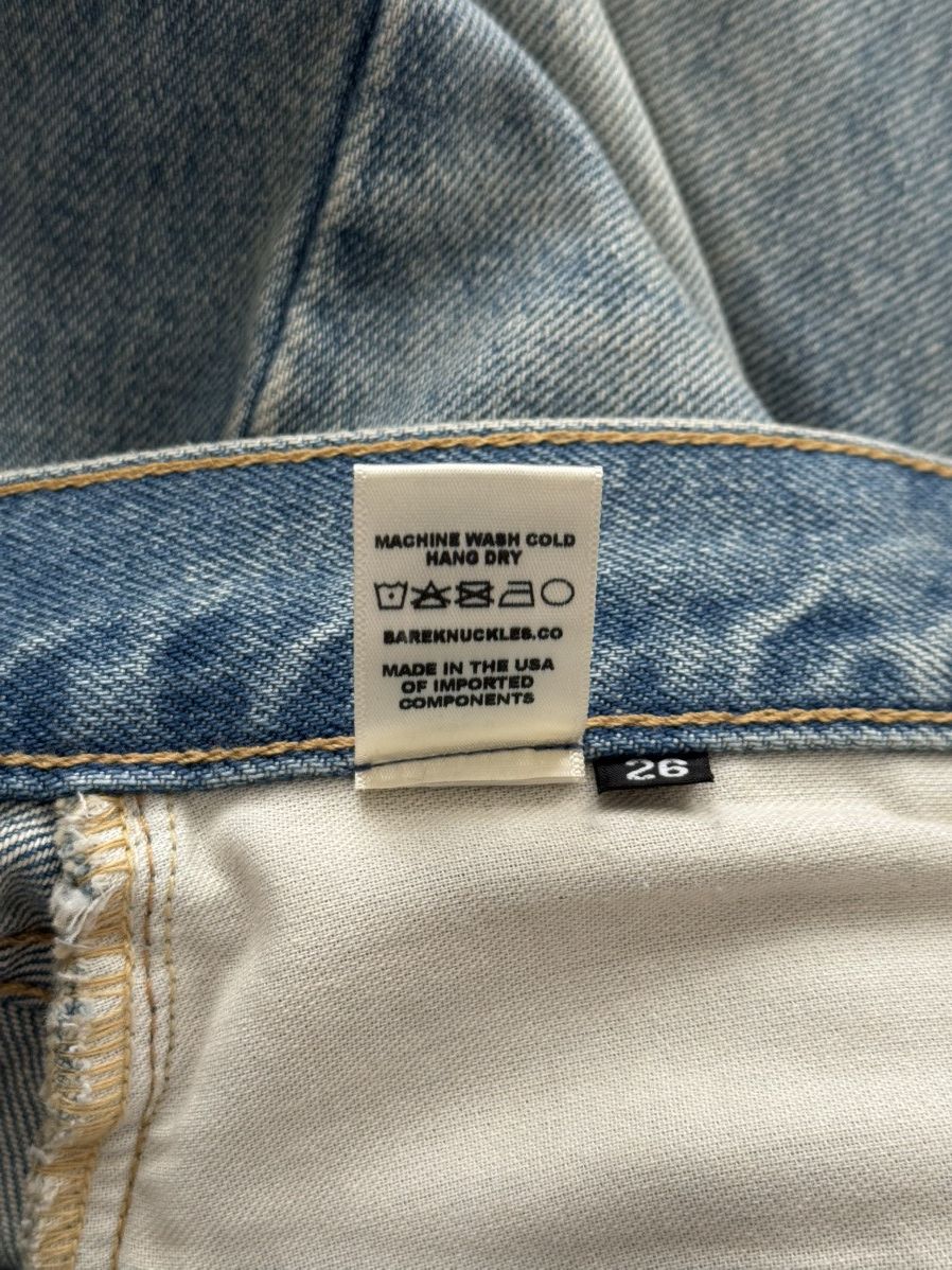 Bare Knuckles Bare Knuckles Serge Loose Bootcut Jeans Dark Indigo Size US 26 / EU 42 - 5 Thumbnail
