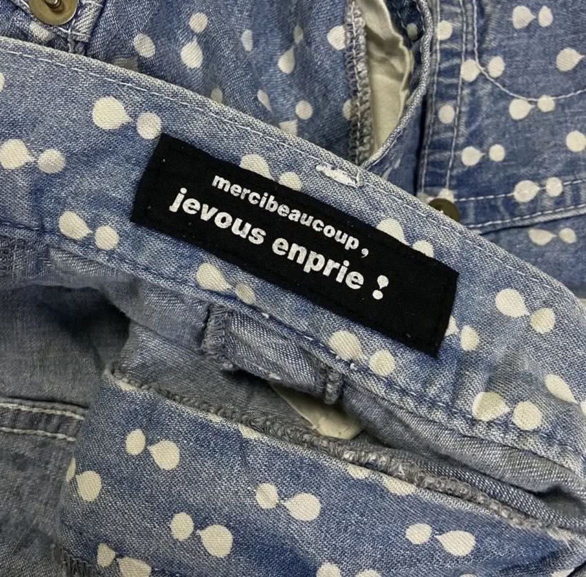 Issey Miyake × Ne-Net × mercibeaucoup Mercibeaucoup Issey Miyake Denim Pants Size US 28 / EU 44 - 4 Thumbnail
