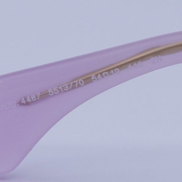 Versace Versace VE4487 551370 Sunglasses Opal Lillak Rectangle Frame Size ONE SIZE - 8 Thumbnail