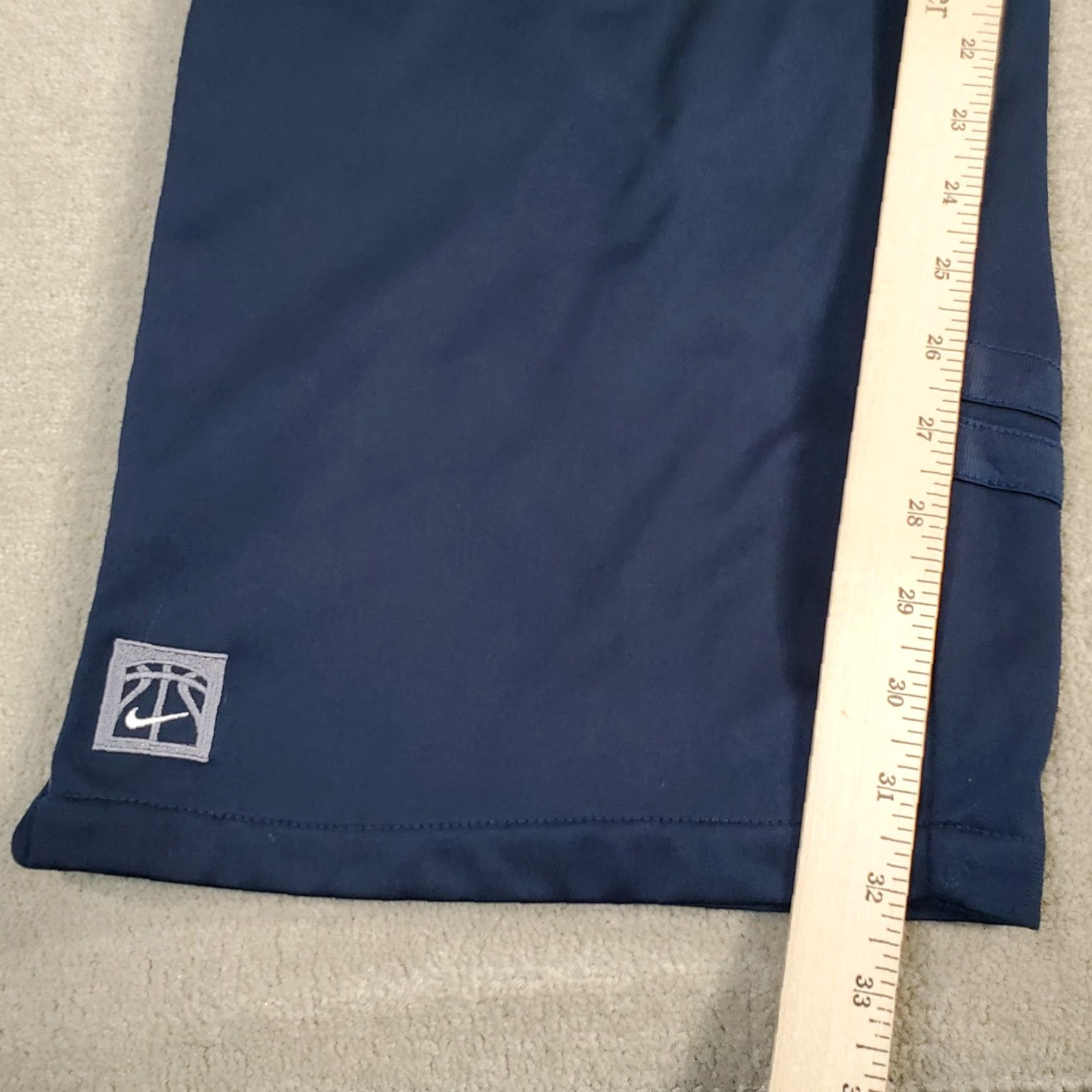 Nike VINTAGE Nike Basketball Pants Mens 2XL Blue Satin Joggers Sweatpants Track Pants Sportswear Size US 39 - 7 Thumbnail