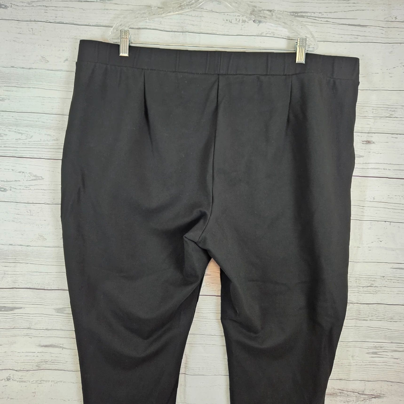 Vintage Universal Standard Womens Moro Pocket Signature Ankle Pants Sz XL 26-28 Black Size 26" / US 2 / IT 38 - 5 Thumbnail