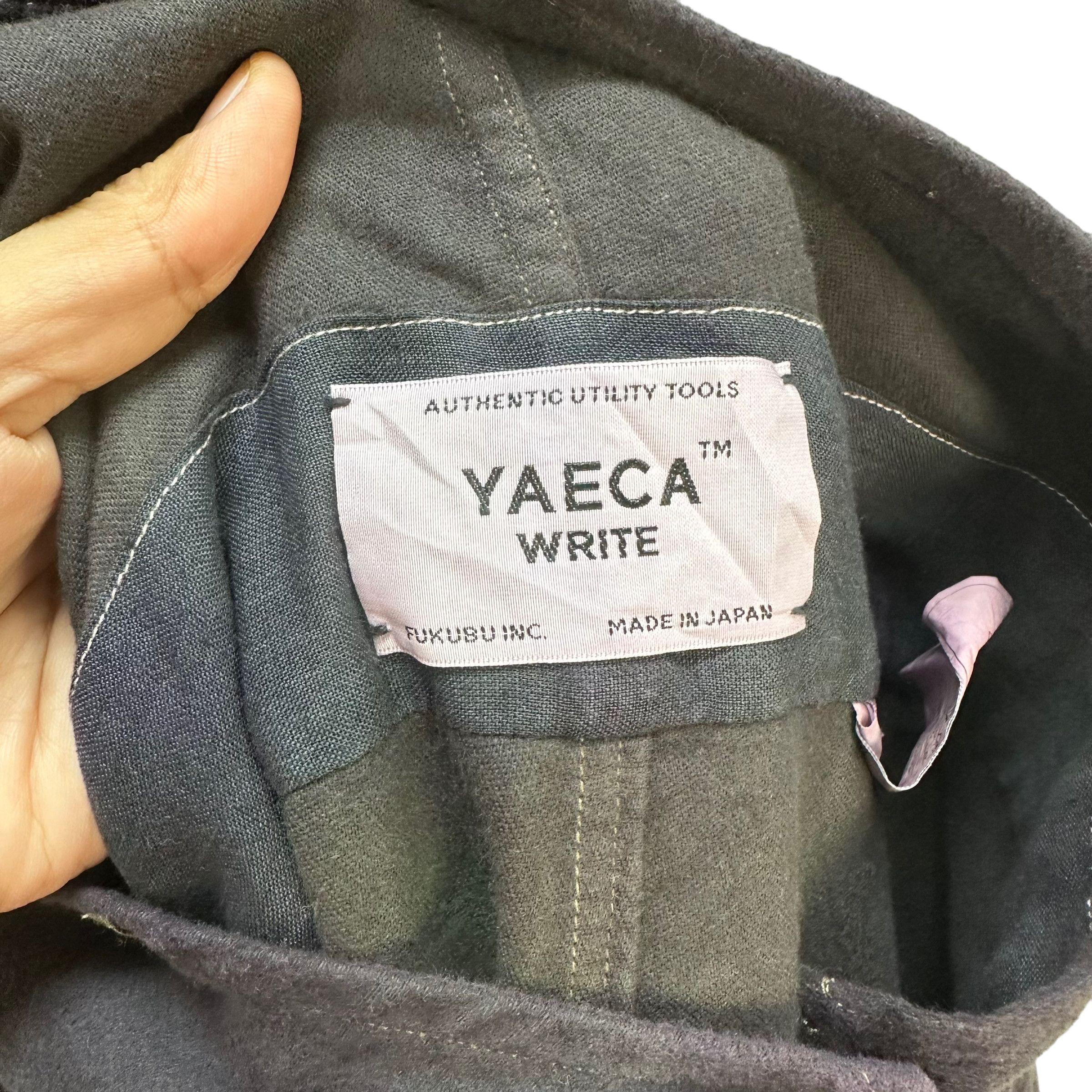 Japanese Brand TRASHED🔥 YAECA WRITE EXCELENT FABRIC OVERALLS #8579-015 Size US 32 / EU 48 - 6 Thumbnail