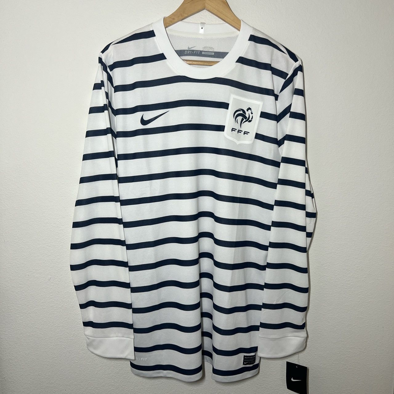 France 2012/13 Away Soccer Jersey XL Nike Camiseta Futbol good Football Maillot