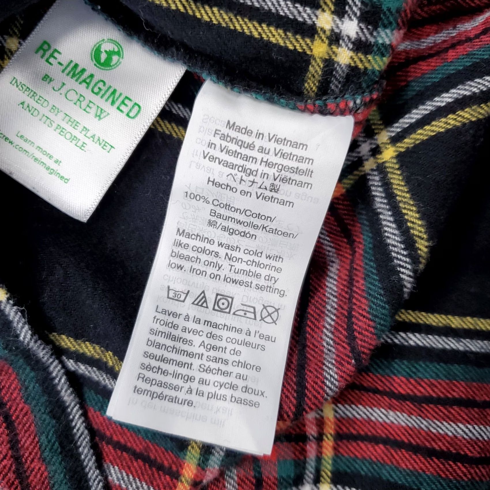 J.Crew J.Crew Flannel Shirt Mens L Multi Stewart Tartan Plaid Long Sleeve Button-Up Size US L / EU 52-54 / 3 - 7 Thumbnail