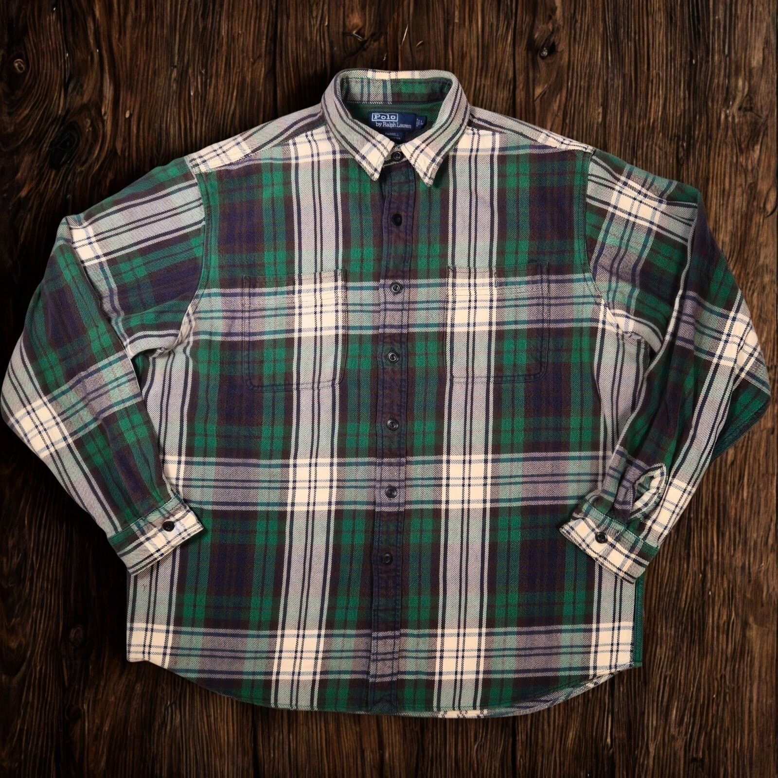 Polo Ralph Lauren Polo Ralph Lauren Farrell Heavy Twill Shacket L Tartan Plaid Size US L / EU 52-54 / 3 - 1 Thumbnail