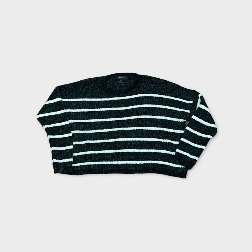 Forever 21 Forever 21 Plus | Striped Chenille Sweater | 2x Size XXL / US 16-18 / IT 52-54 - 11 Thumbnail