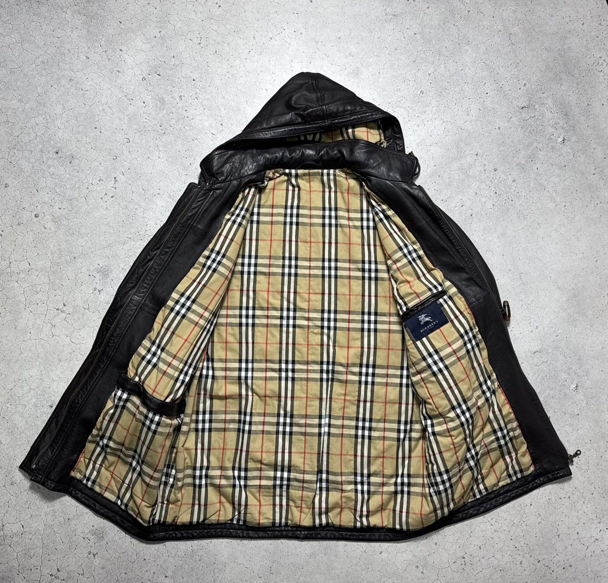 Burberry Burberry London Leather Luxury Vintage Jacket Coat Size US XL / EU 56 / 4 - 5 Thumbnail