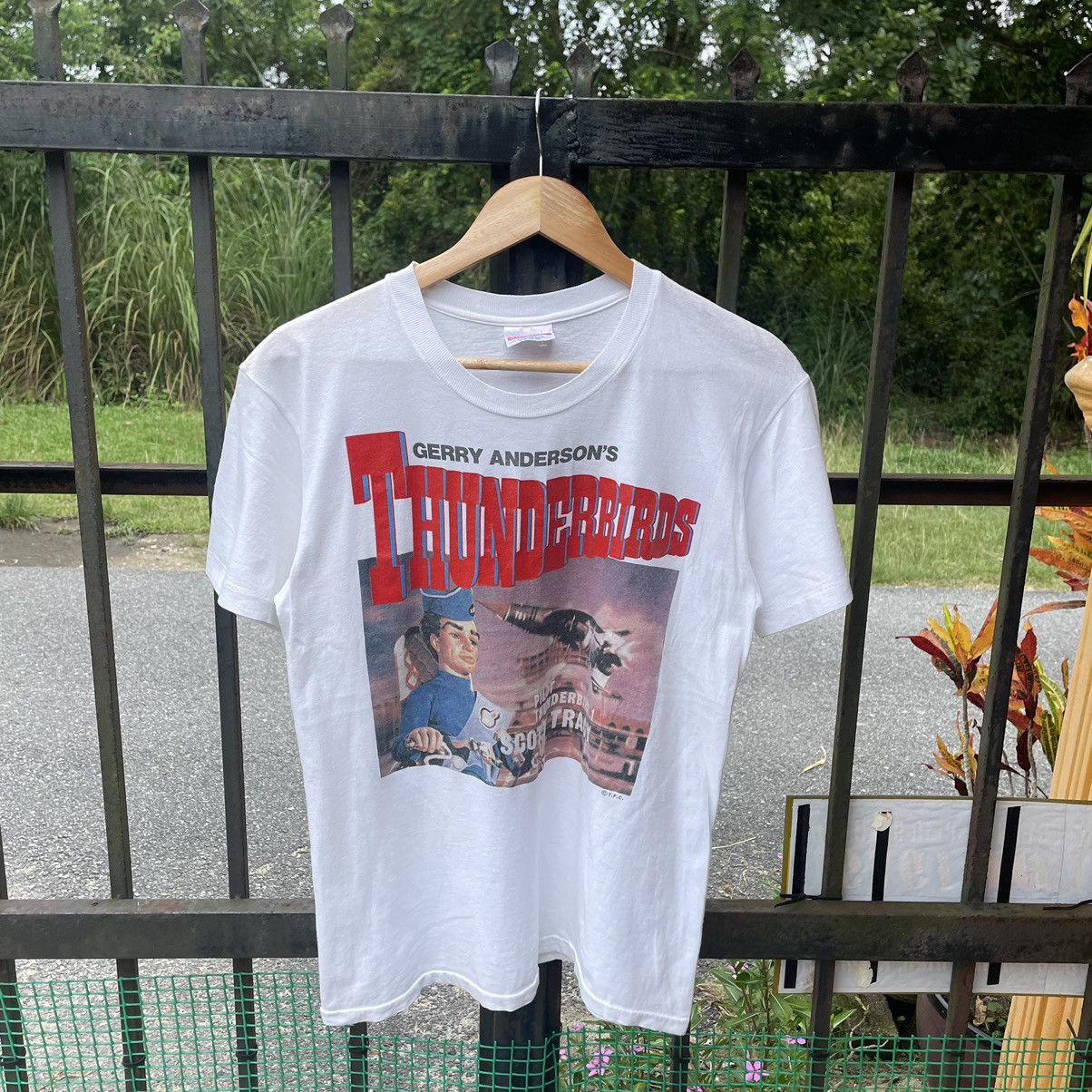 Vintage 🔥Vintage Thunderbirds Sci Fi Pilot TV Program Promo Tee Size US S / EU 44-46 / 1 - 1 Thumbnail