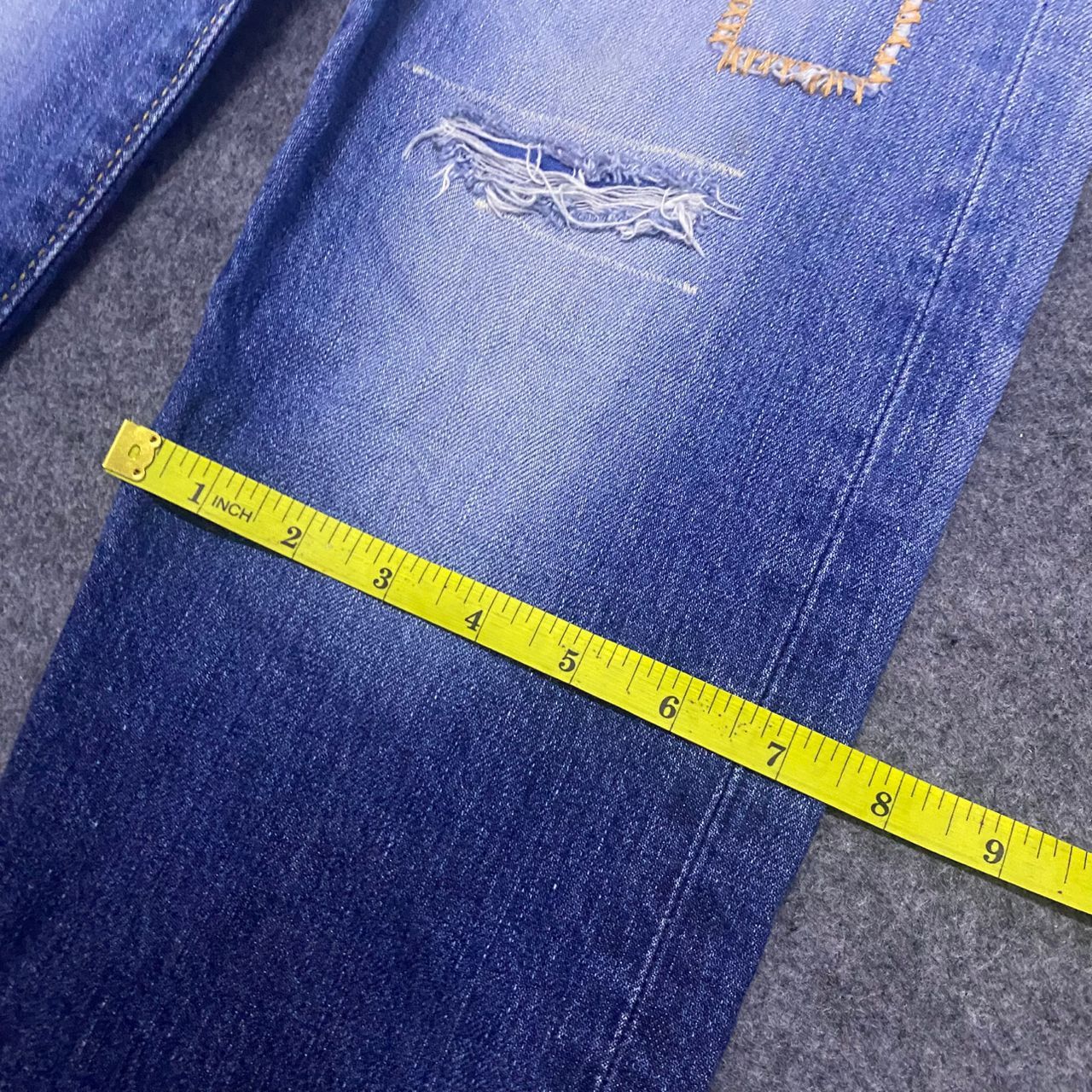 If Six Was Nine 💥Best Offer💥Edwin 503 TP Patchwork Distressed Denim Size US 31 - 5 Thumbnail