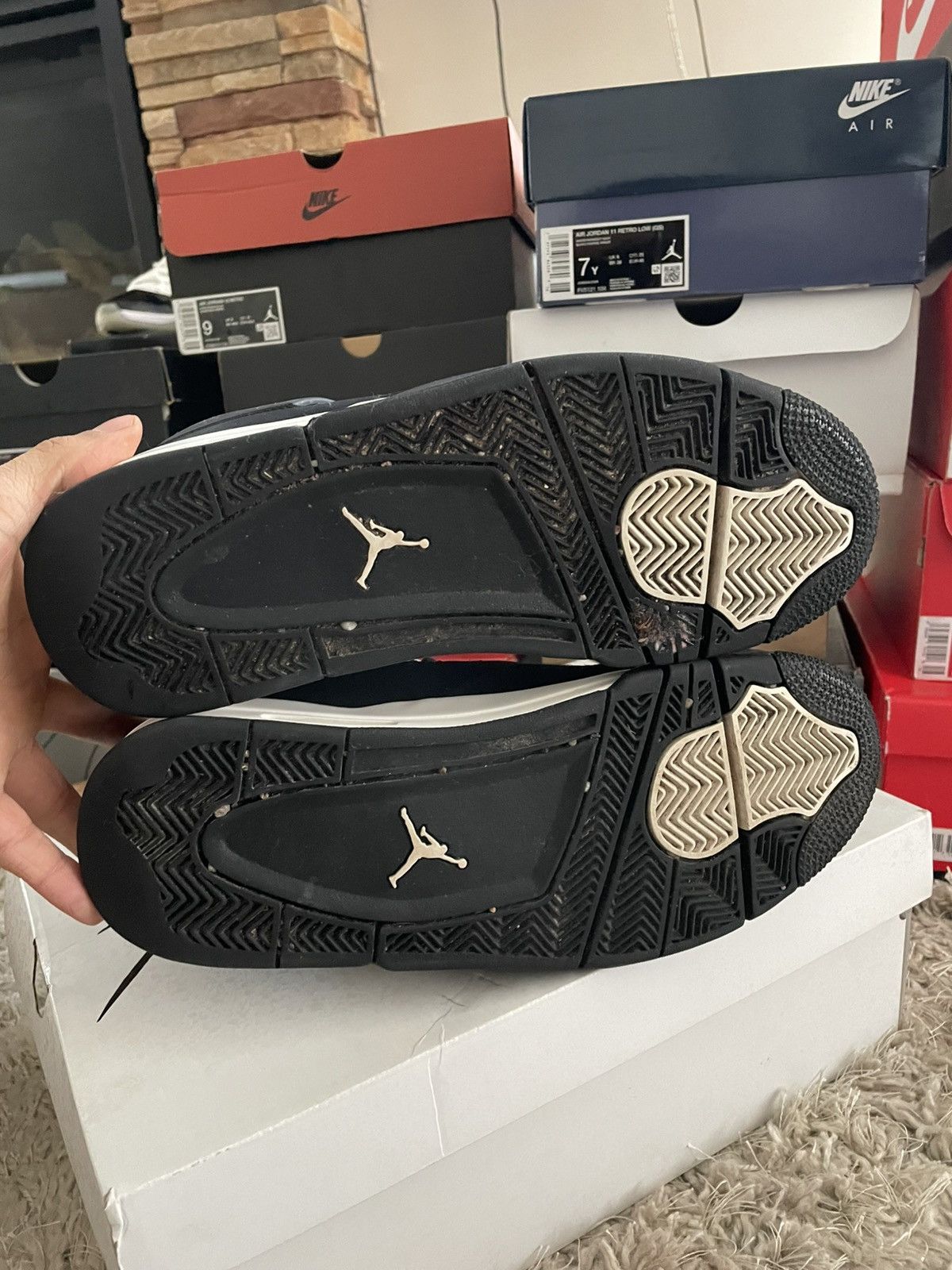 Jordan Brand Jordan 4 White Thunder Size US 9.5 / EU 42-43 - 9 Thumbnail