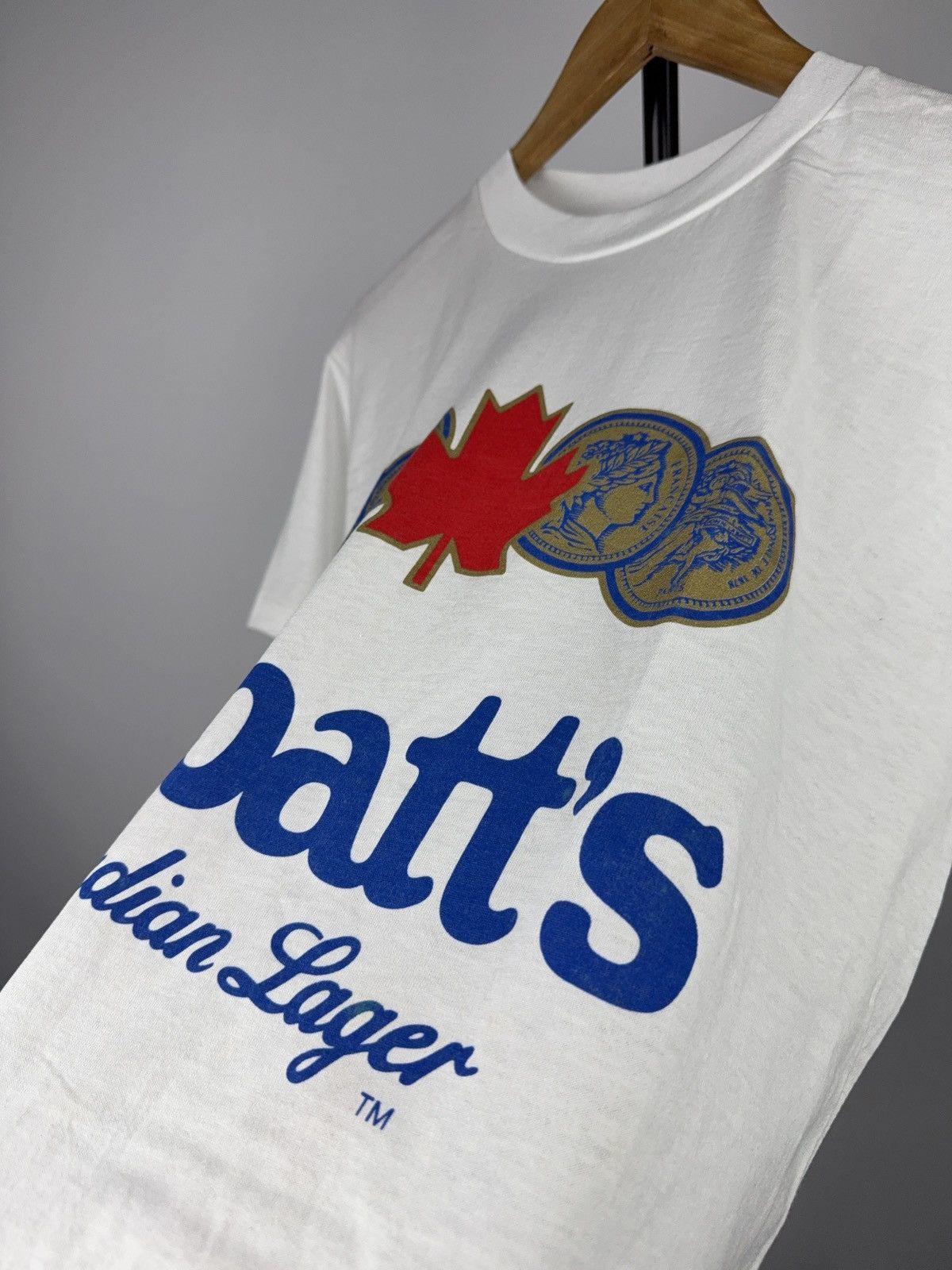 Vintage Vintage 90s Labatt’s Canadian Lager Tee Screen Stars Best L Size US L / EU 52-54 / 3 - 5 Thumbnail