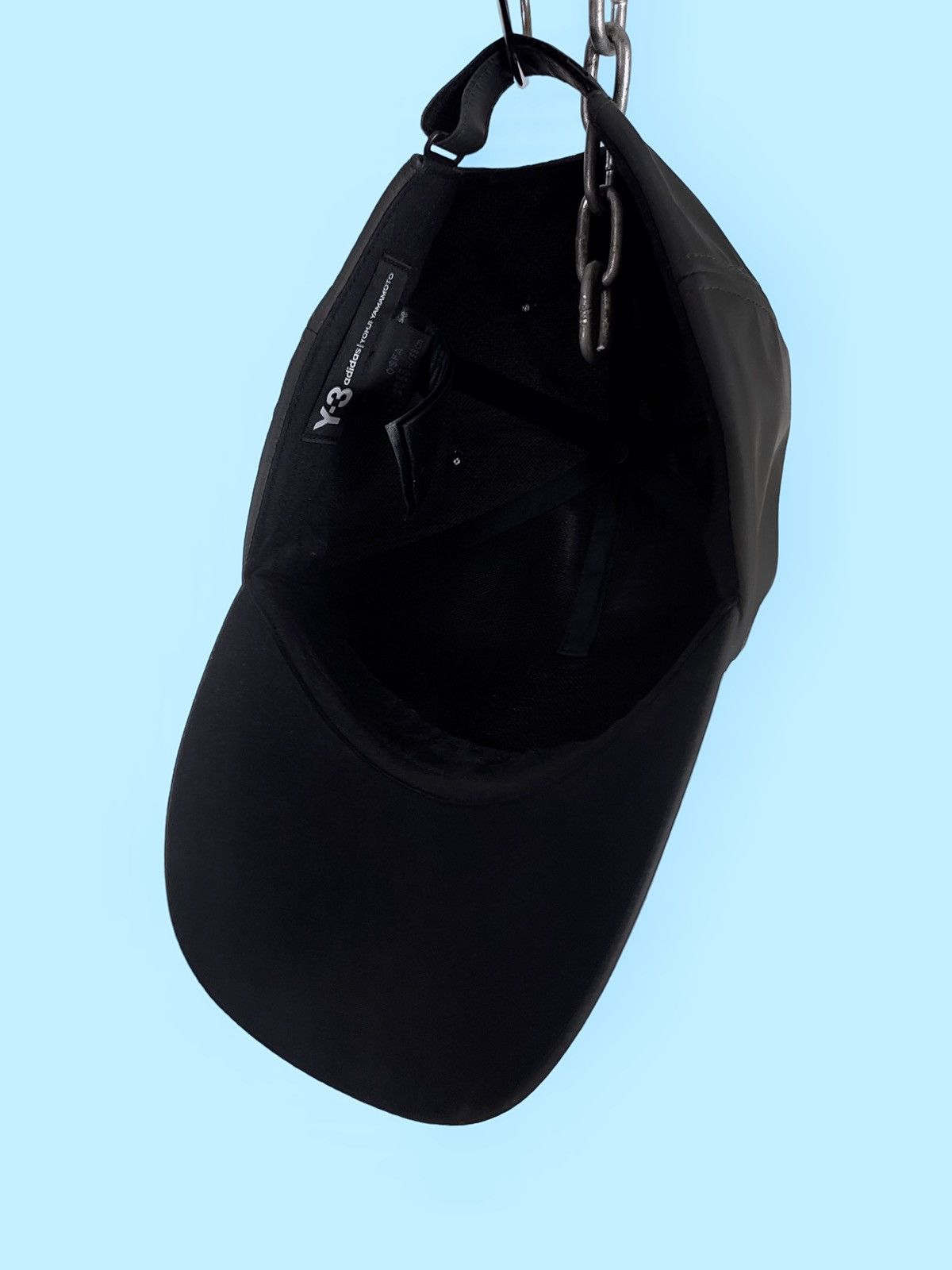 Adidas × Y's A/W 2017 Y-3 Yohji Yamamoto Adidas Big Logo Nylon Cap Size ONE SIZE - 8 Thumbnail