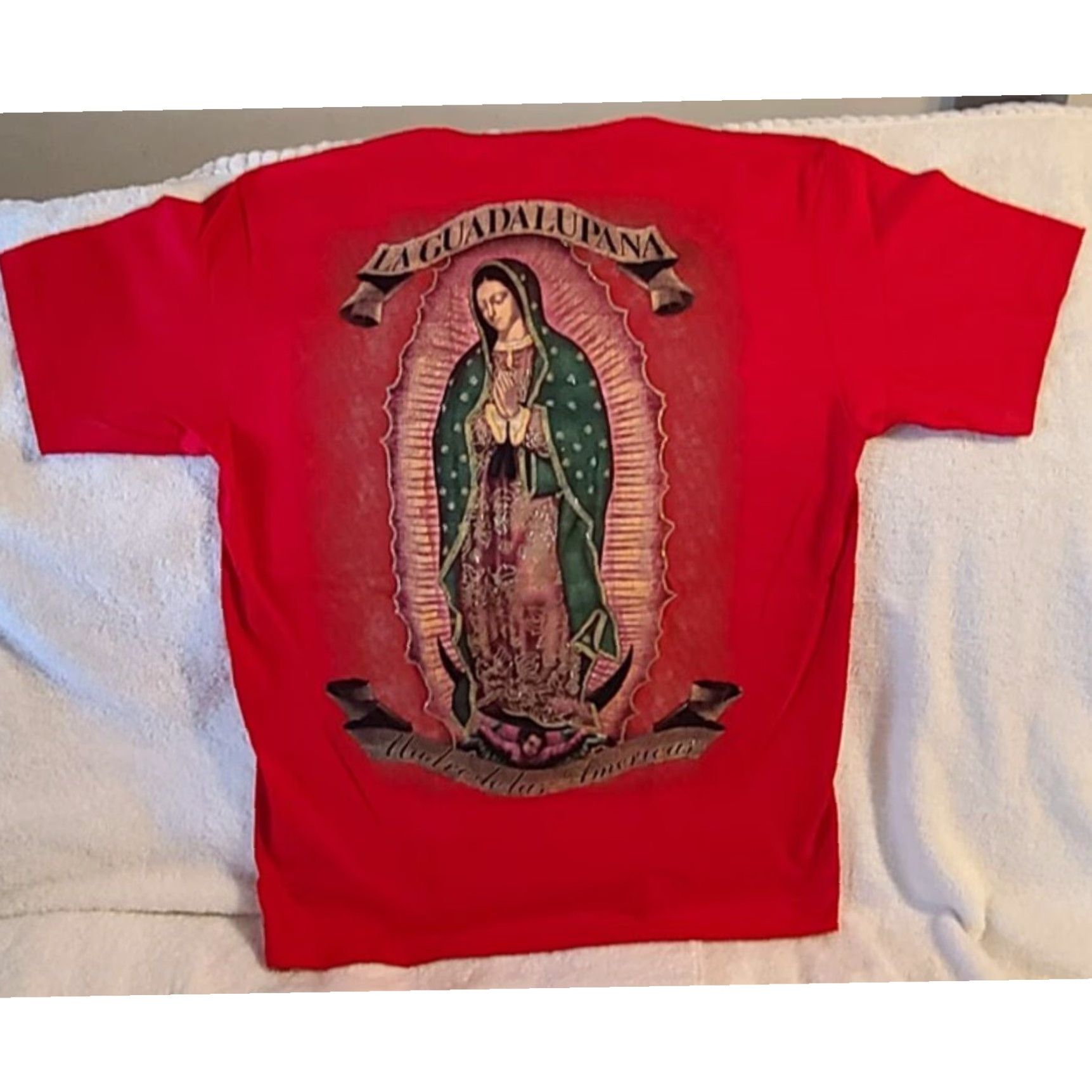 Vintage GUADALUPE T Shirt Mens Red Extra Large XL Size US L / EU 52-54 / 3 - 1 Thumbnail