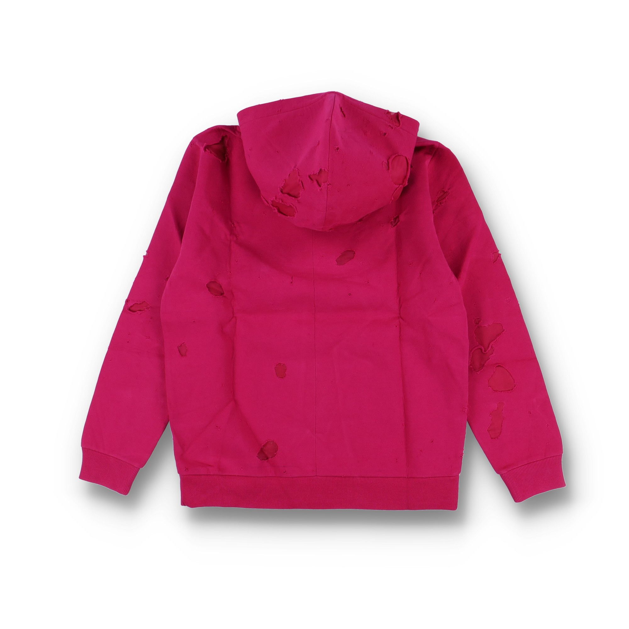 Givenchy Fuchsia Cherry Destroyed Logo Hoodie Size US M / EU 48-50 / 2 - 4 Thumbnail
