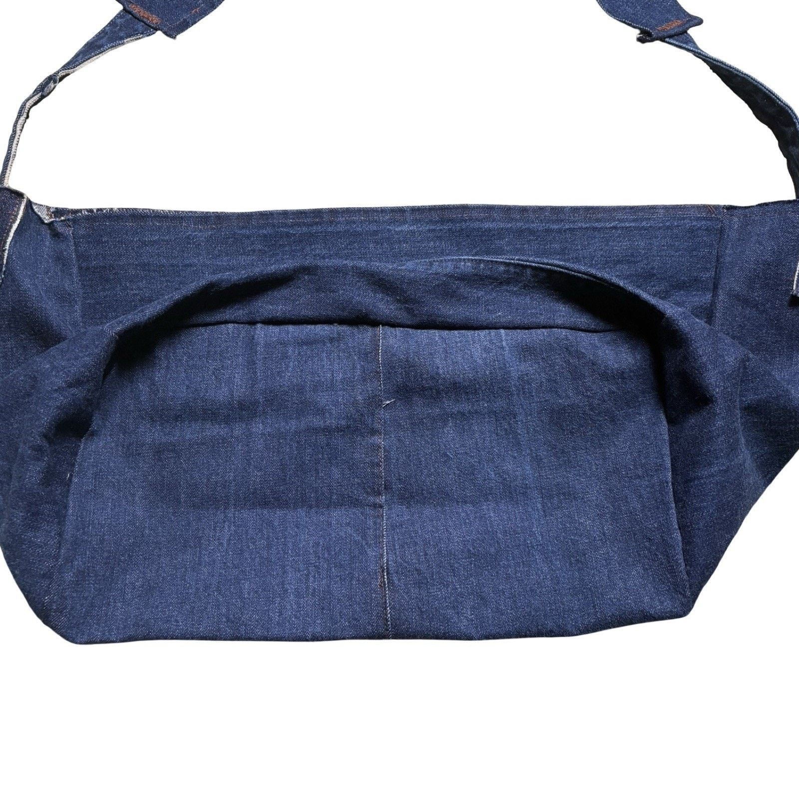 Other Wallace & Garments Selvedged News Paper Bag News Boy Denim Size ONE SIZE - 6 Thumbnail