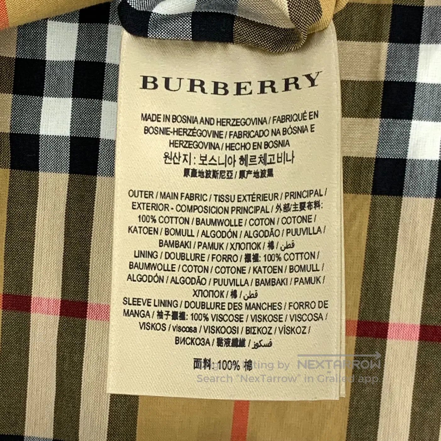 Burberry Burberry Brown Cotton Collar Single Button Long Sleeve Bel Size XS / US 0-2 / IT 36-38 - 6 Thumbnail
